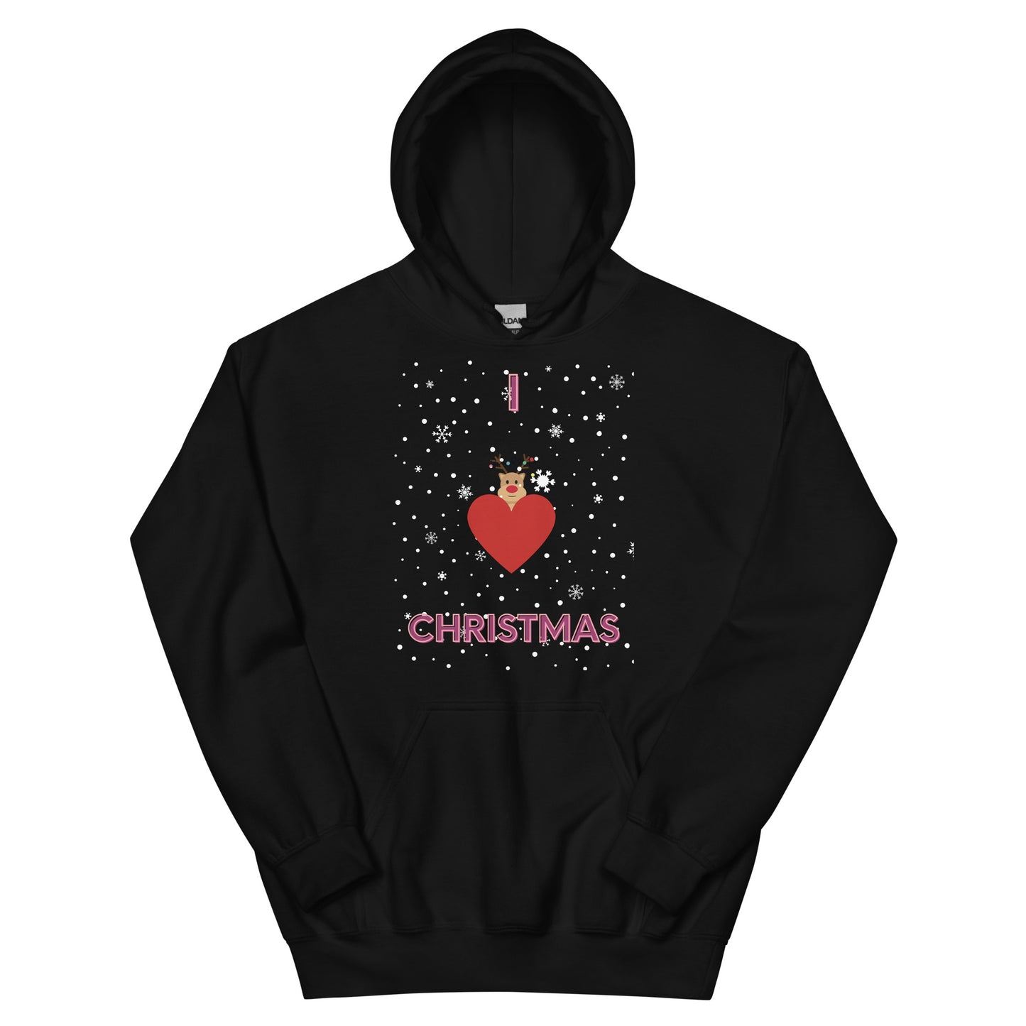 I Love Christmas Unisex Hoodie