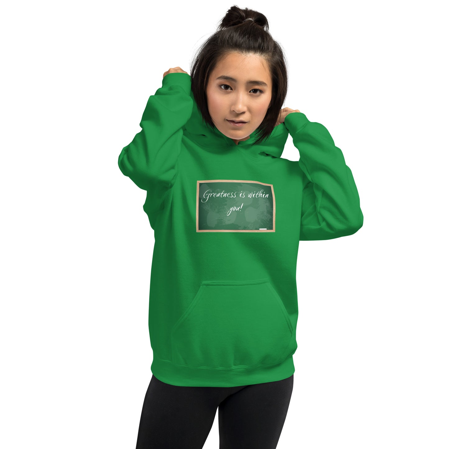 Greatness is within you! Chalkboard Unisex Hoodie