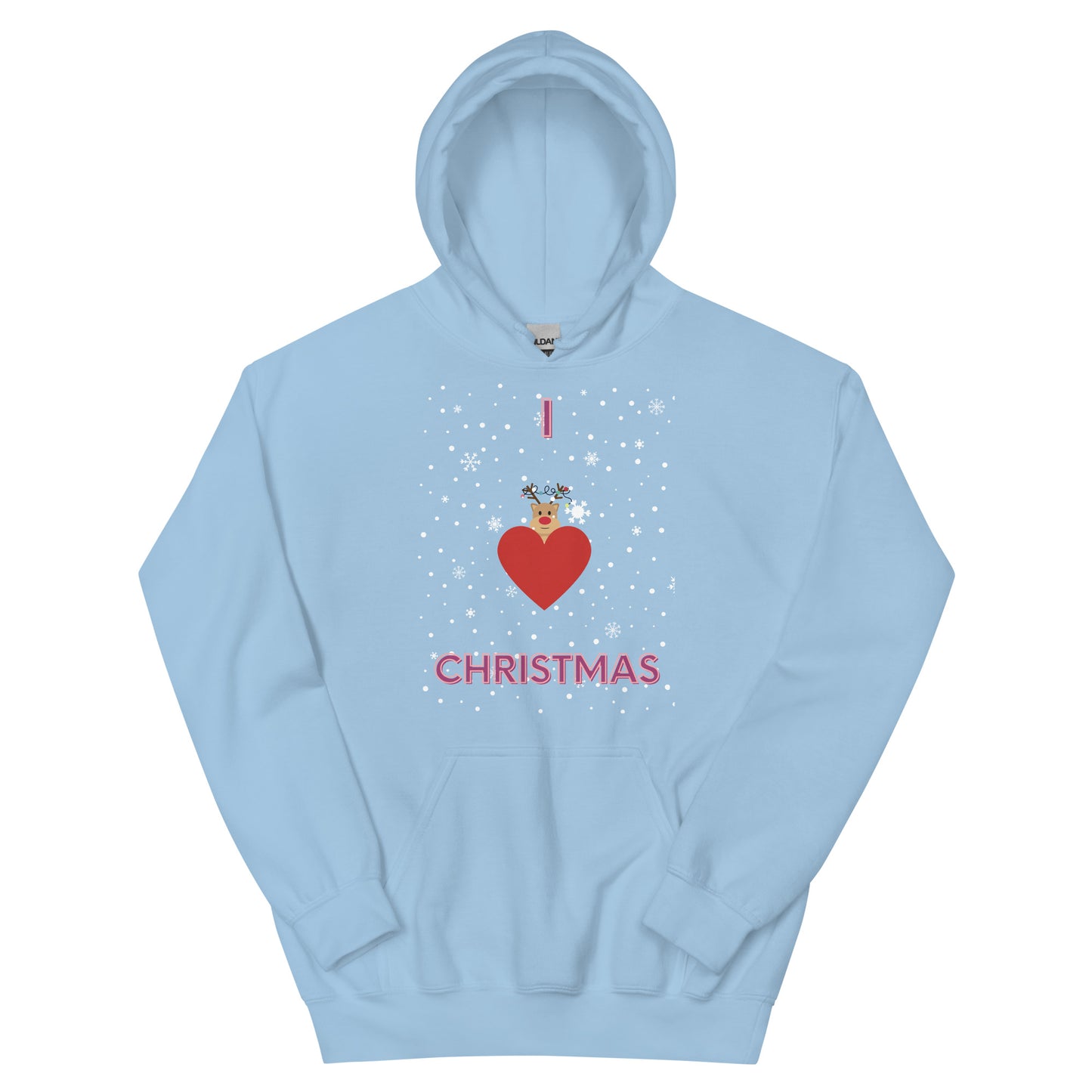 I Love Christmas Unisex Hoodie