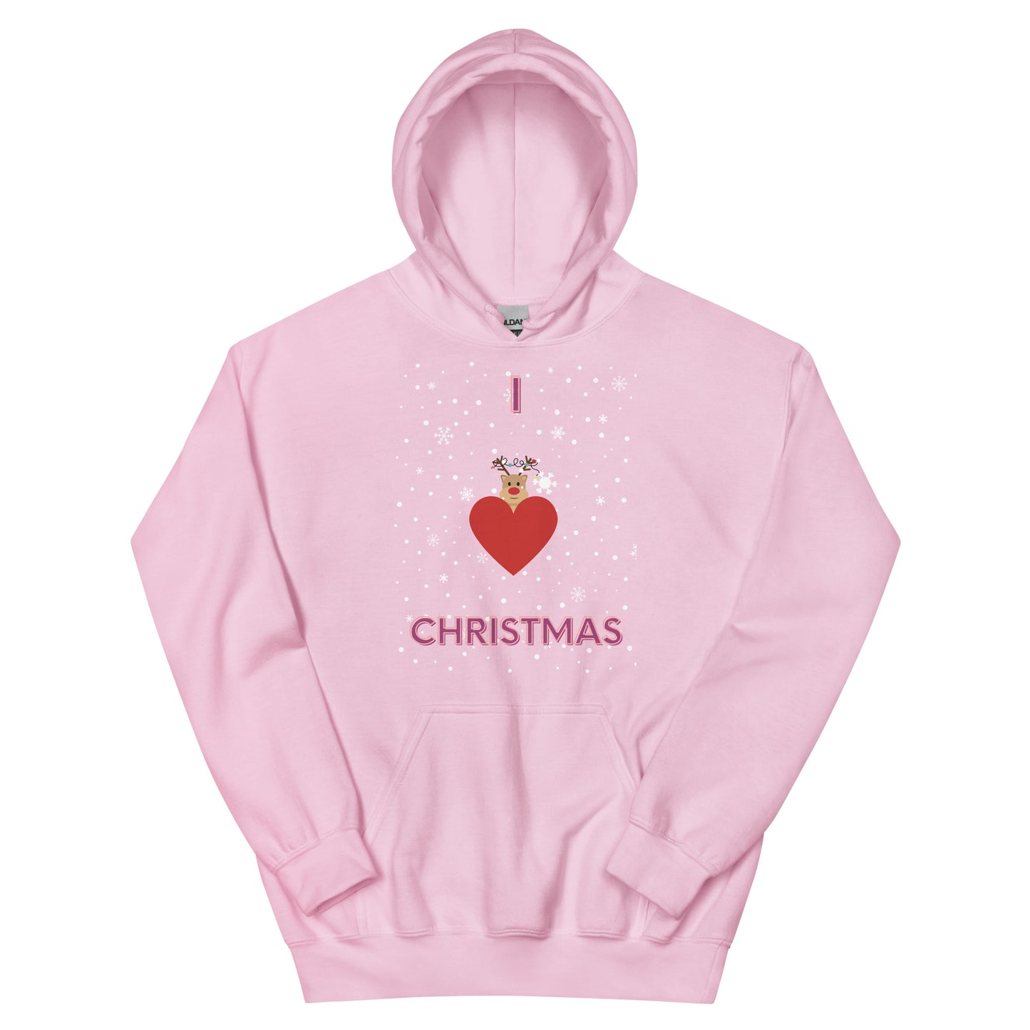 I Love Christmas Unisex Hoodie