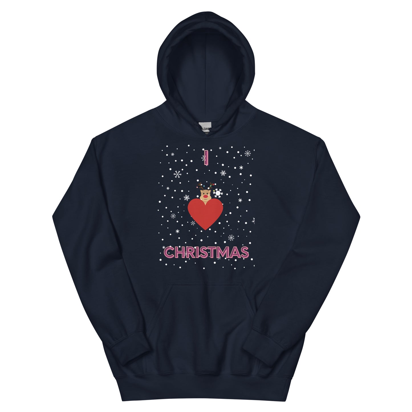 I Love Christmas Unisex Hoodie