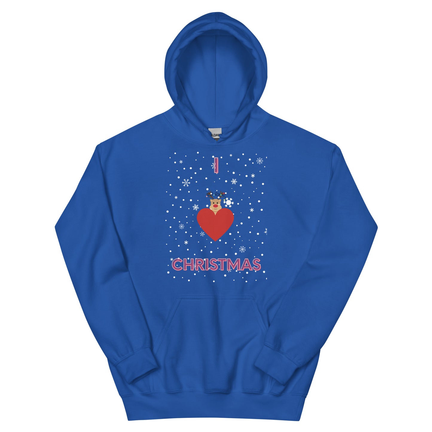 I Love Christmas Unisex Hoodie