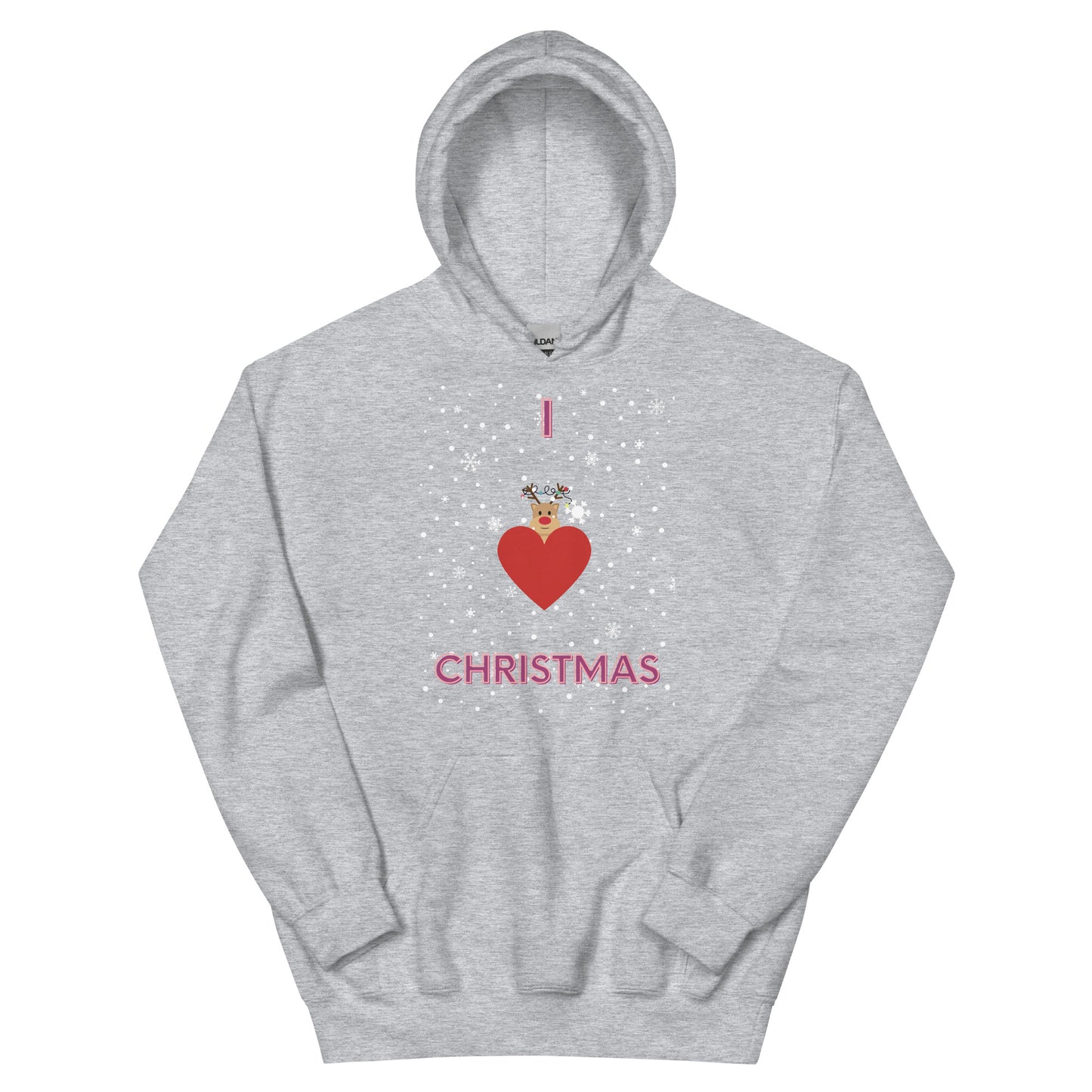 I Love Christmas Unisex Hoodie
