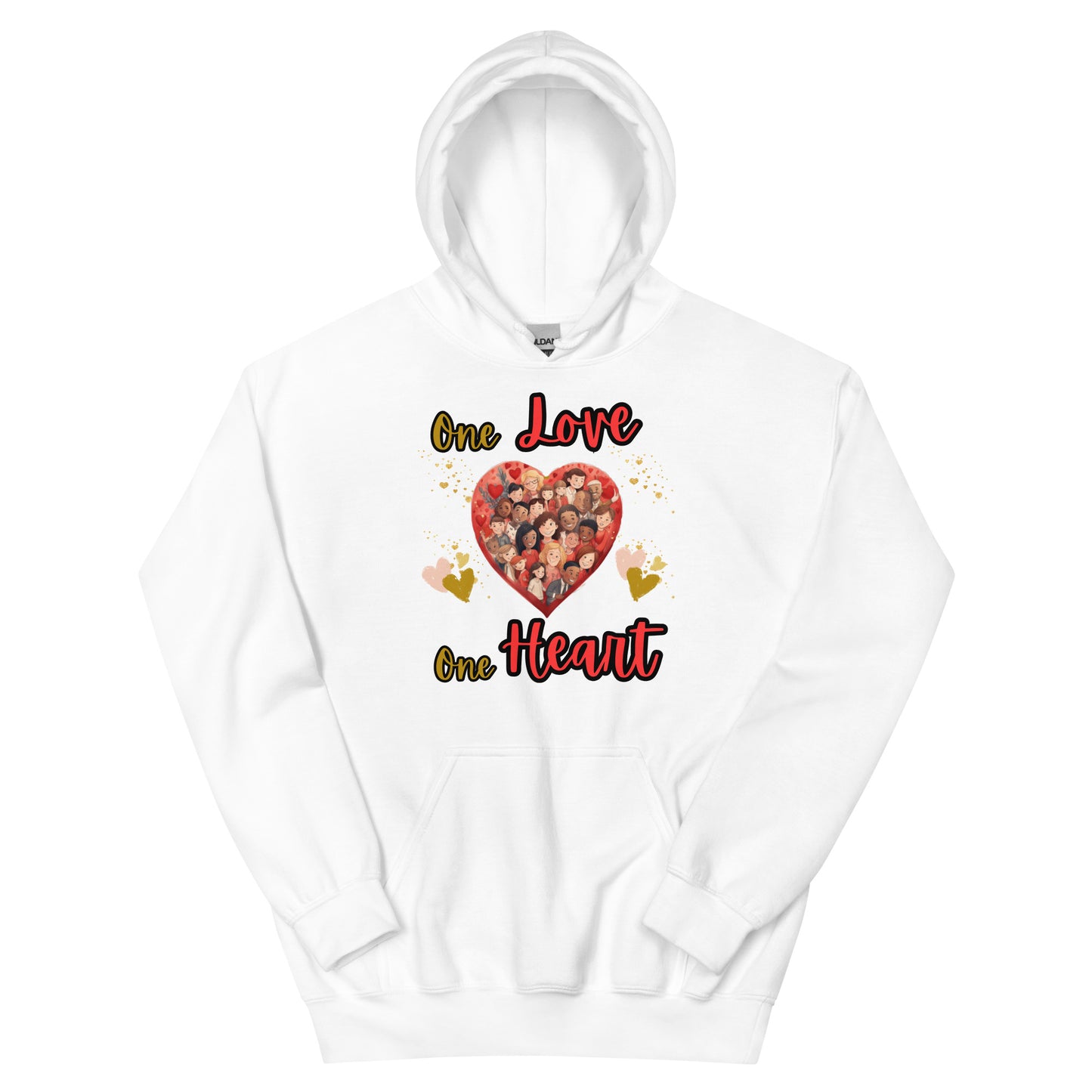 One Love One Heart Unisex Hoodie