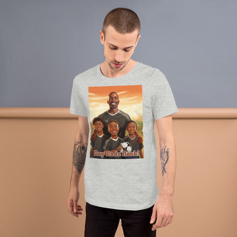 Boy Dads Rock Unisex t-shirt
