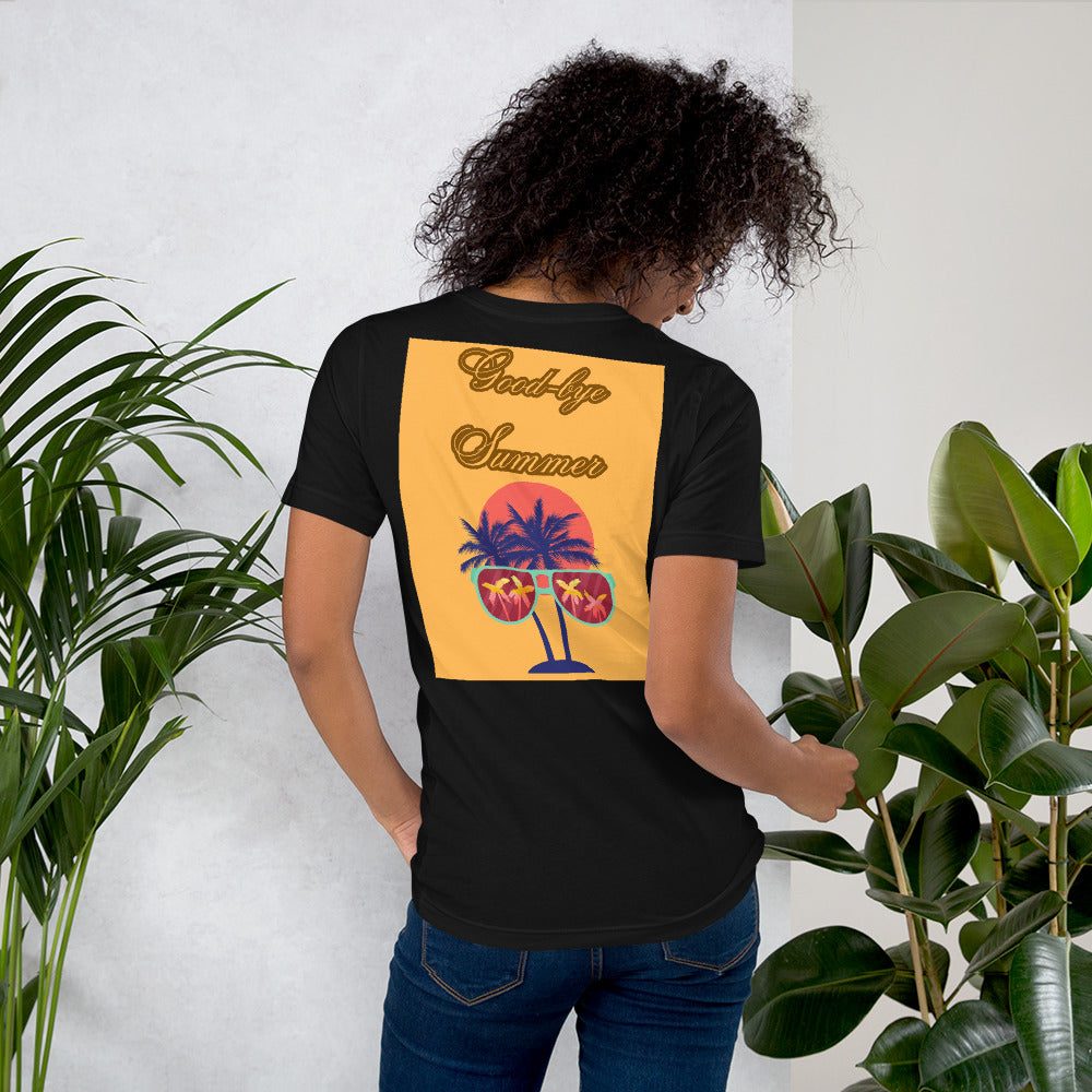Hello Fall Good-bye Summer Unisex t-shirt