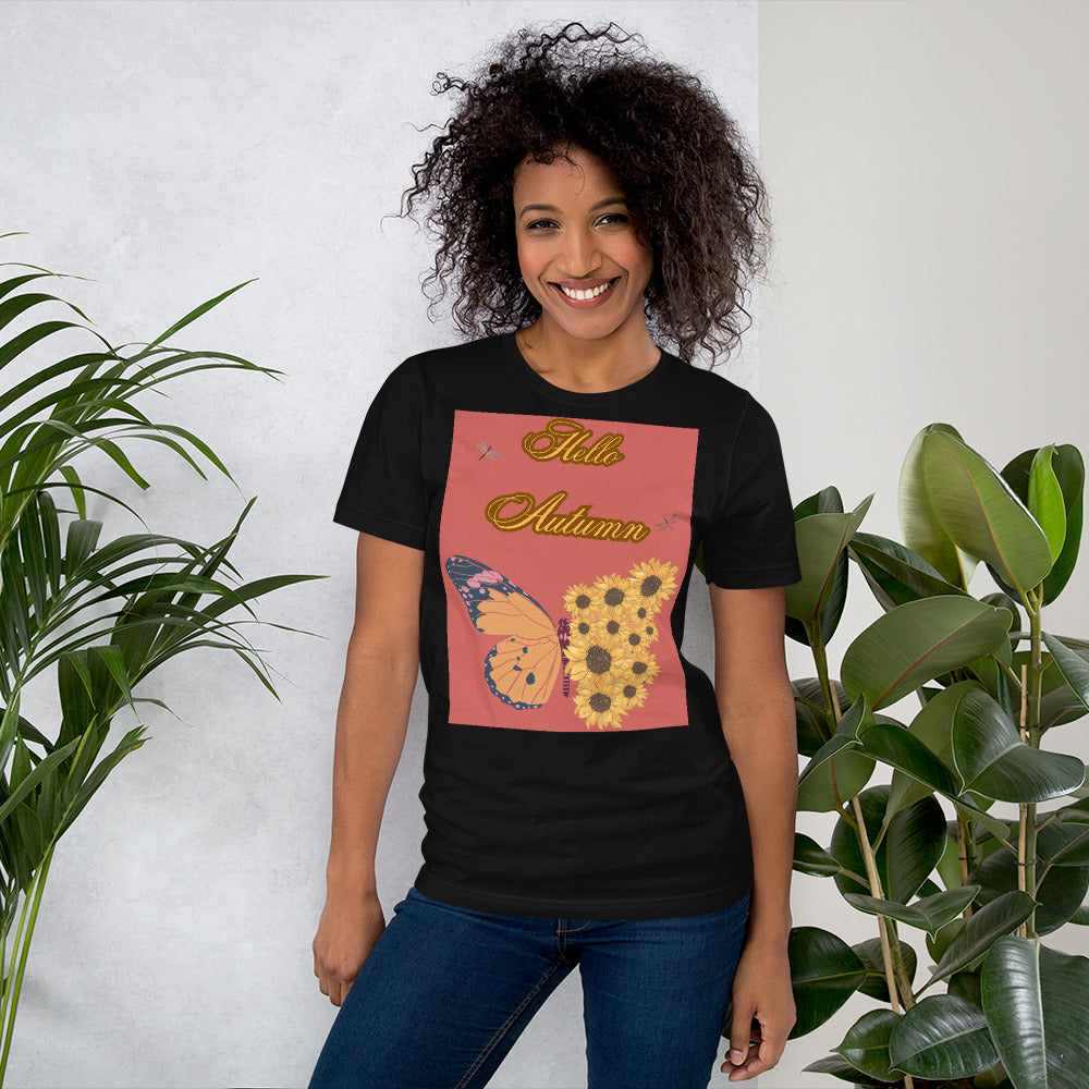 Hello Fall Good-bye Summer Unisex t-shirt