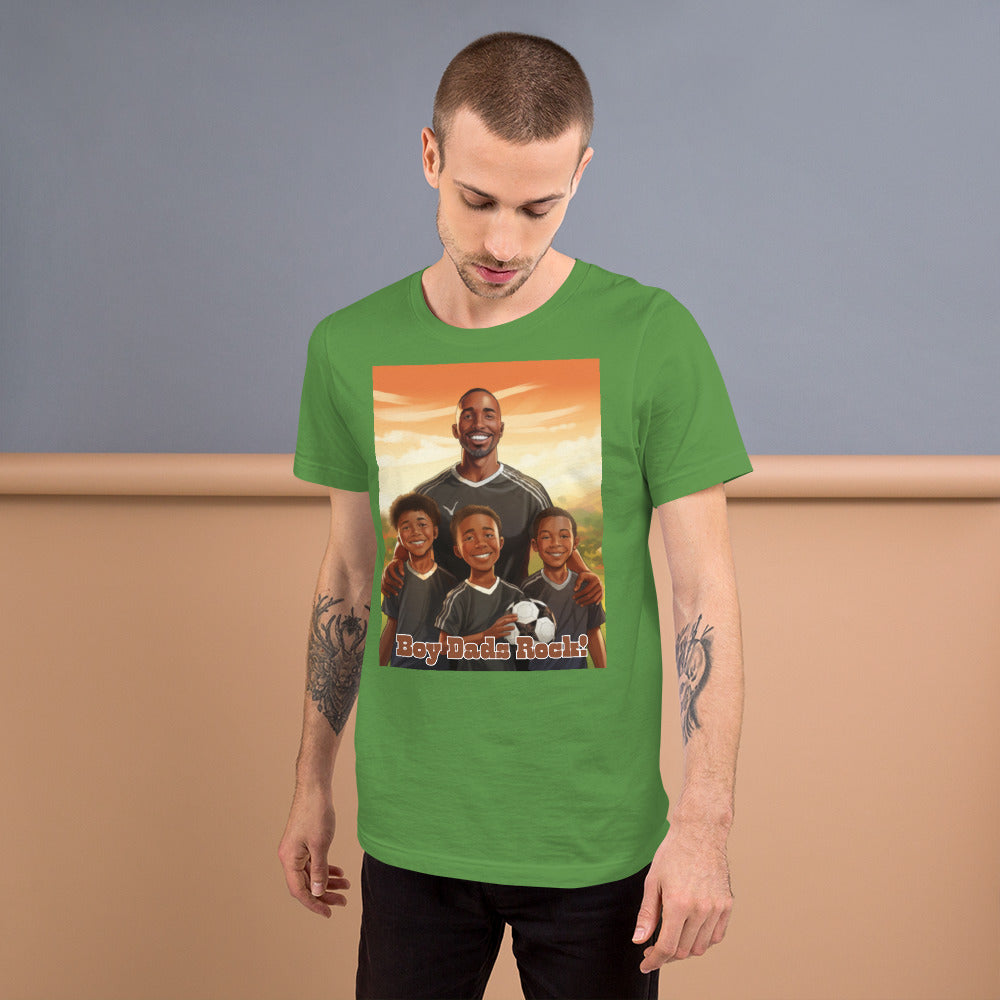 Boy Dads Rock Unisex t-shirt