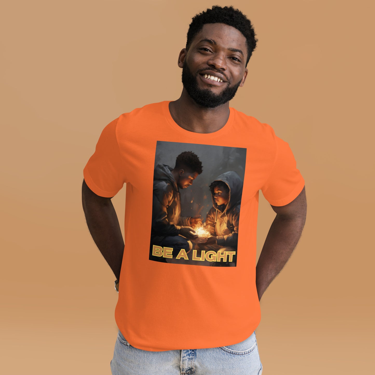 BE A LIGHT Unisex t-shirt