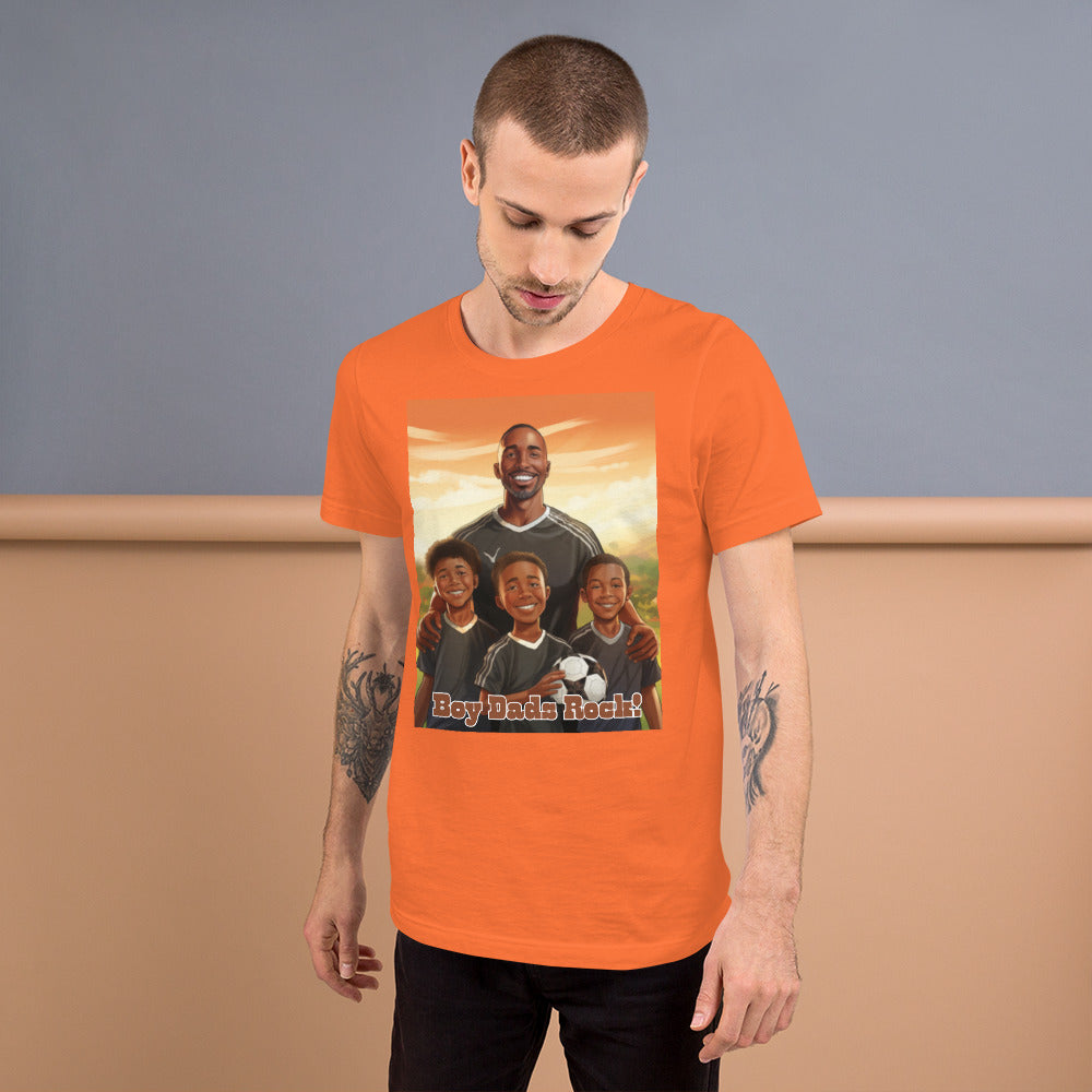 Boy Dads Rock Unisex t-shirt
