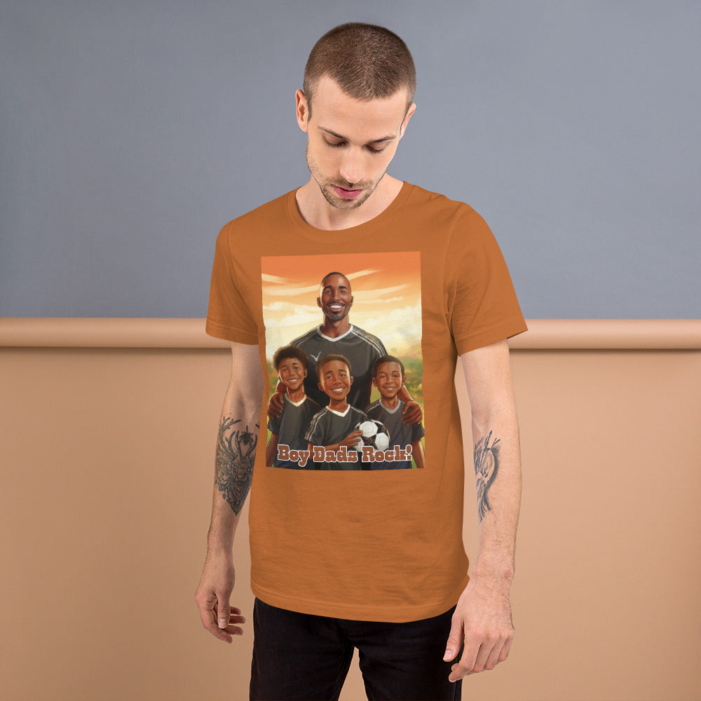 Boy Dads Rock Unisex t-shirt