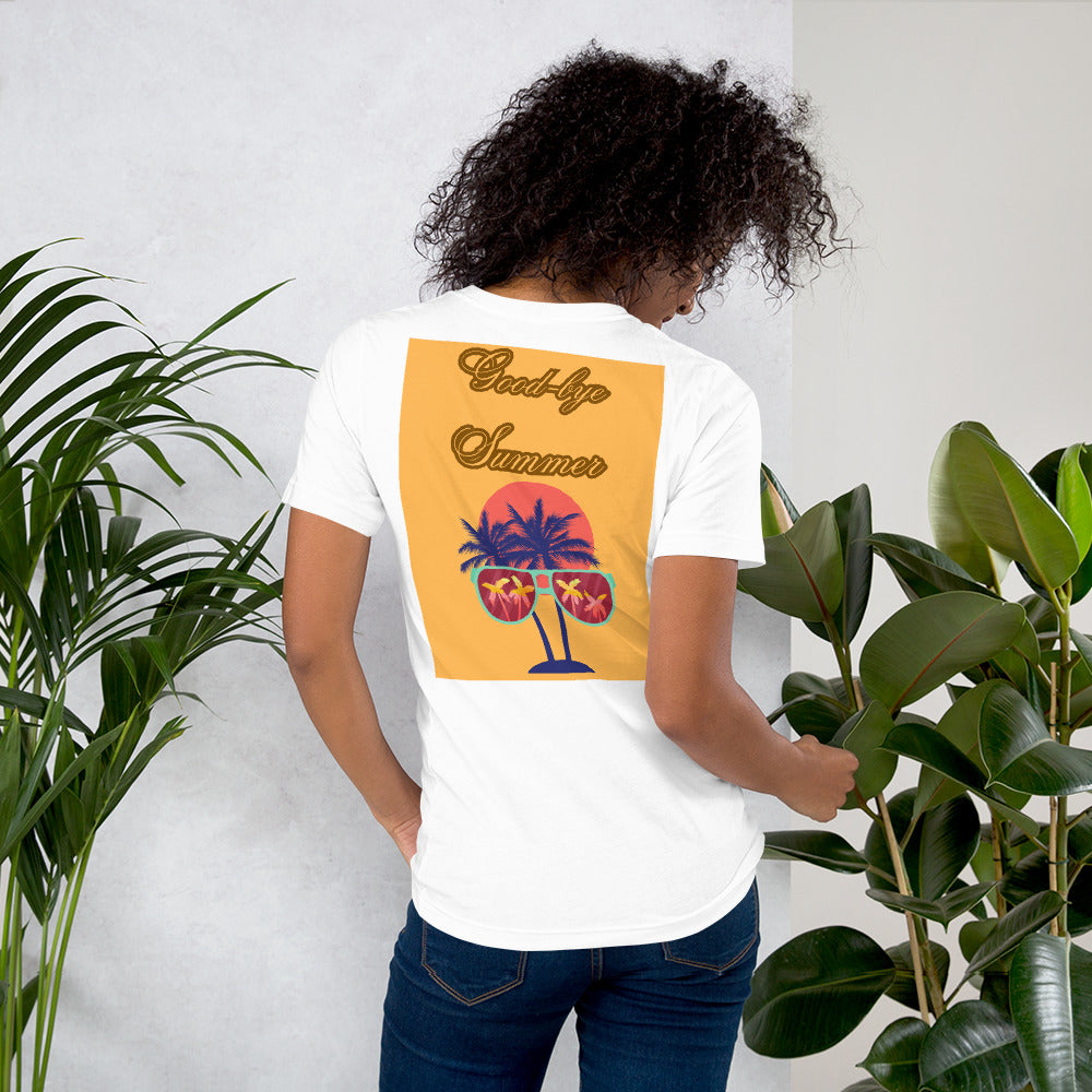 Hello Fall Good-bye Summer Unisex t-shirt
