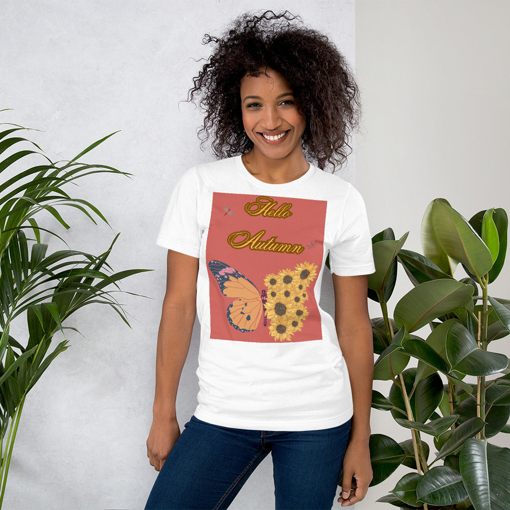 Hello Fall Good-bye Summer Unisex t-shirt