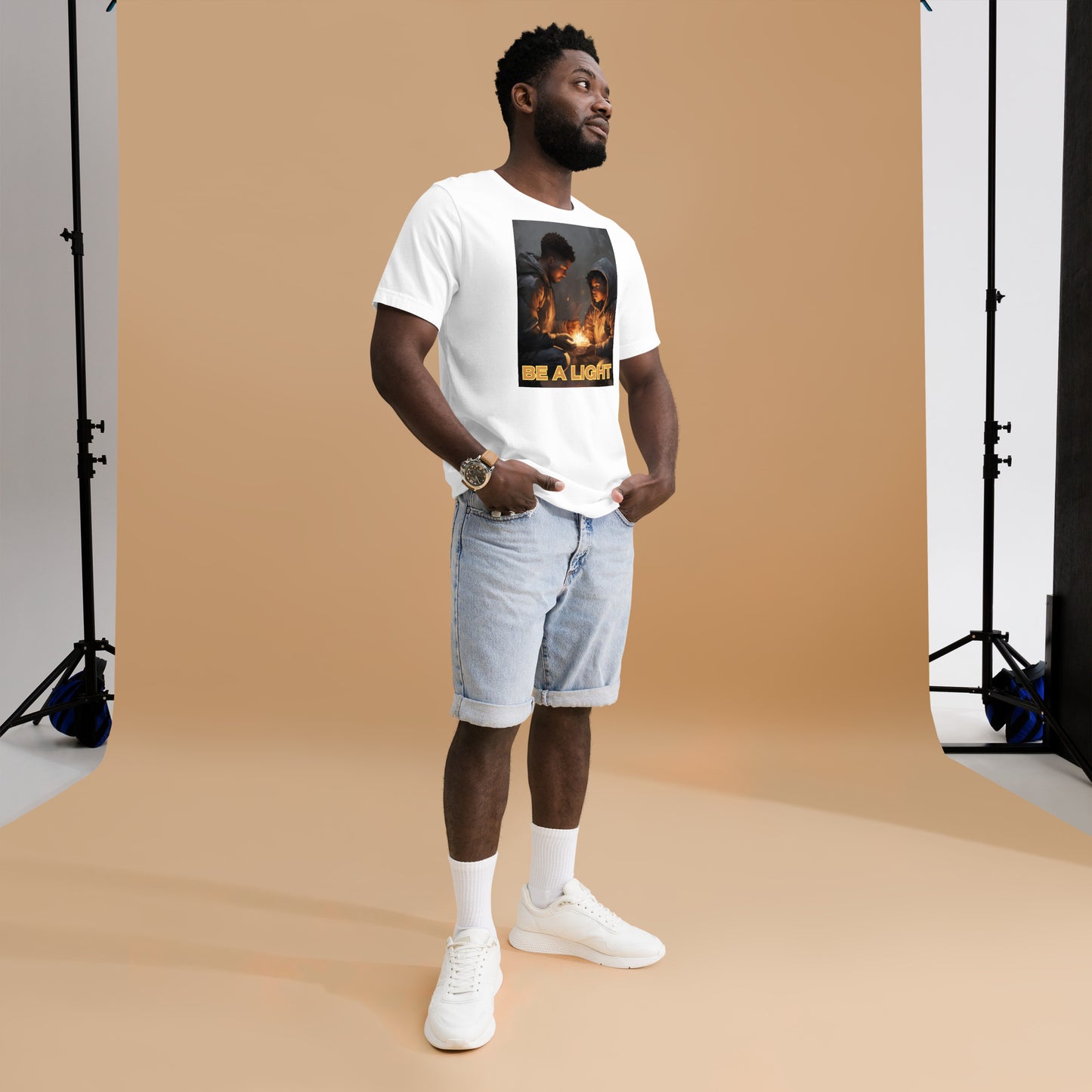 BE A LIGHT Unisex t-shirt