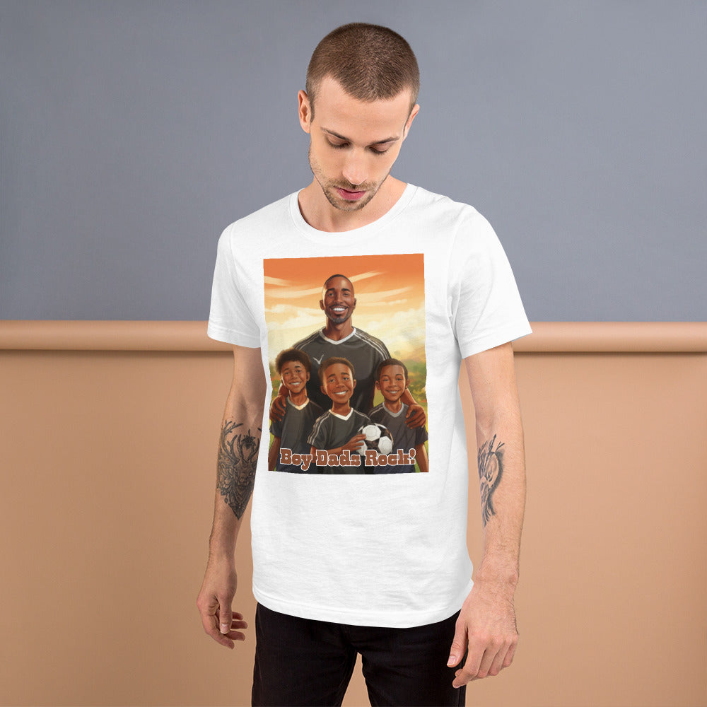 Boy Dads Rock Unisex t-shirt