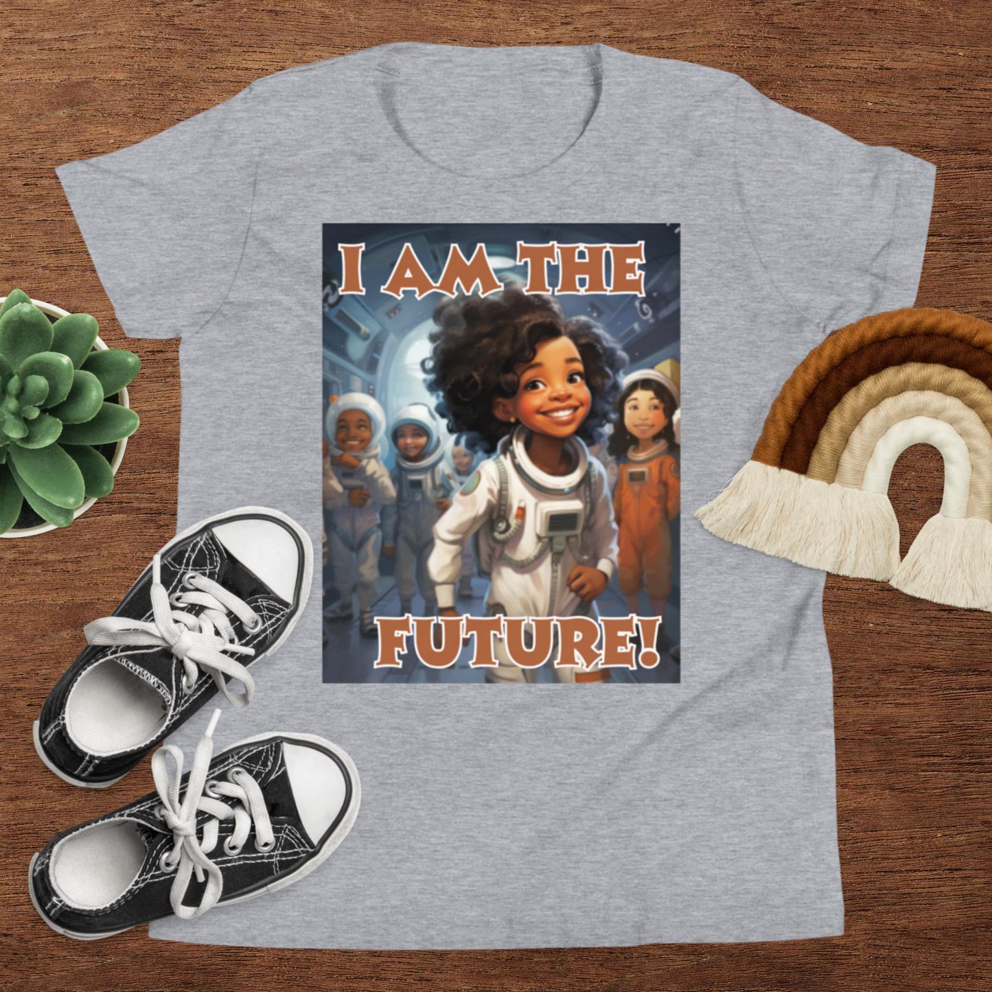 I Am the Future - Astronaut Youth Short Sleeve T-Shirt