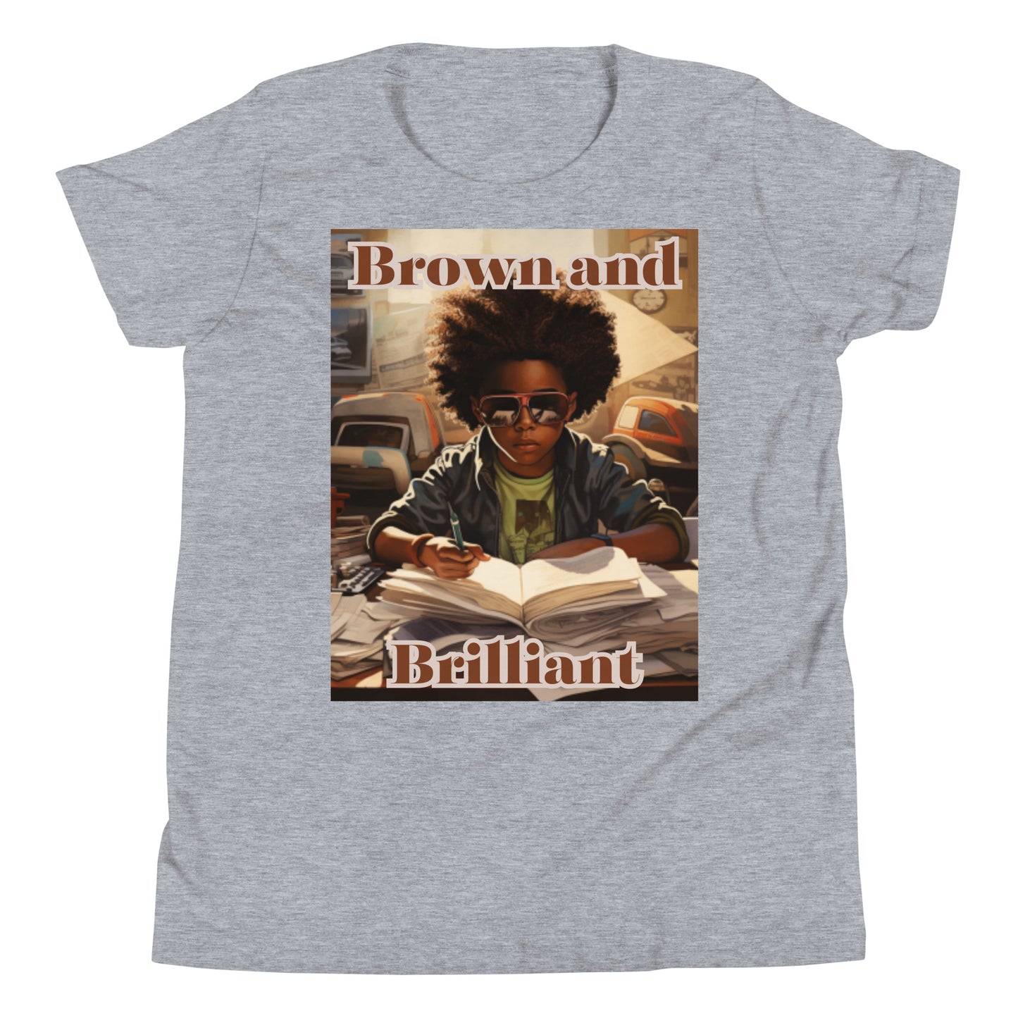 Brown and Brilliant Writer Short Sleeve T-Shirt