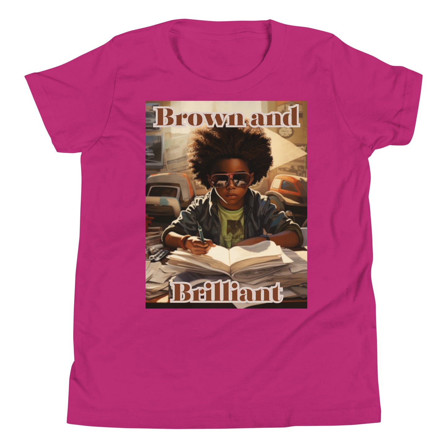 Brown and Brilliant Writer Short Sleeve T-Shirt
