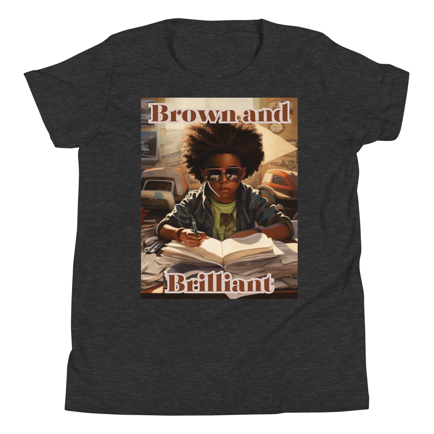 Brown and Brilliant Writer Short Sleeve T-Shirt