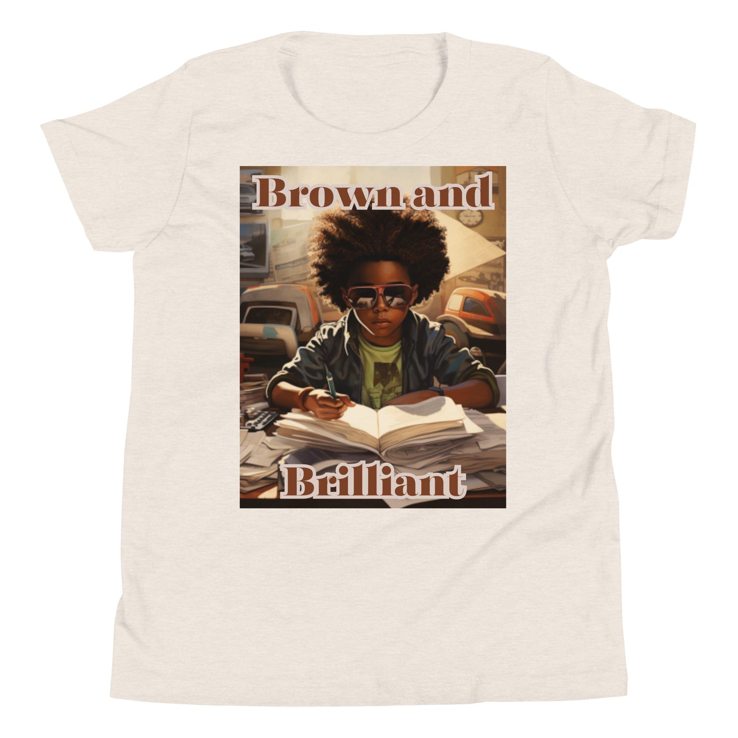 Brown and Brilliant Writer Short Sleeve T-Shirt