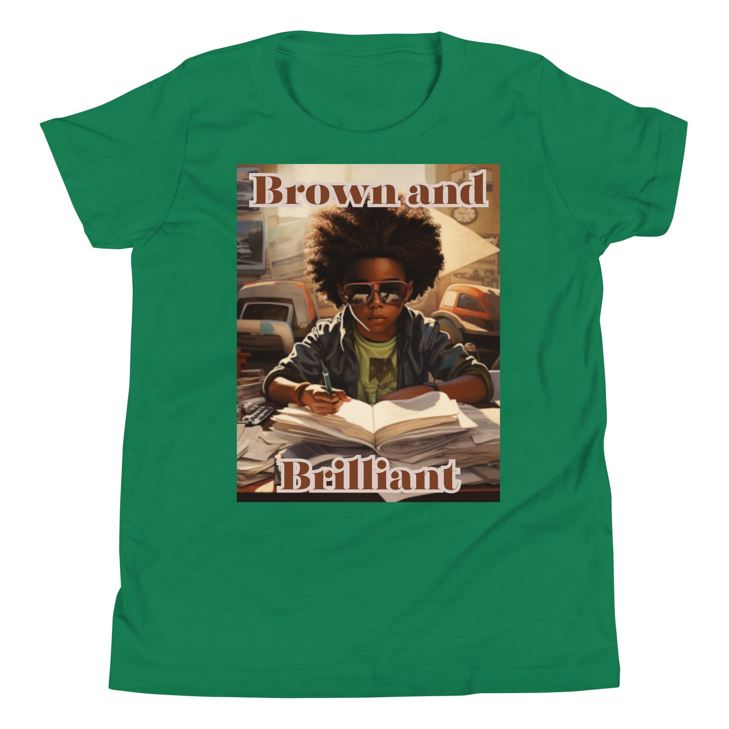 Brown and Brilliant Writer Short Sleeve T-Shirt