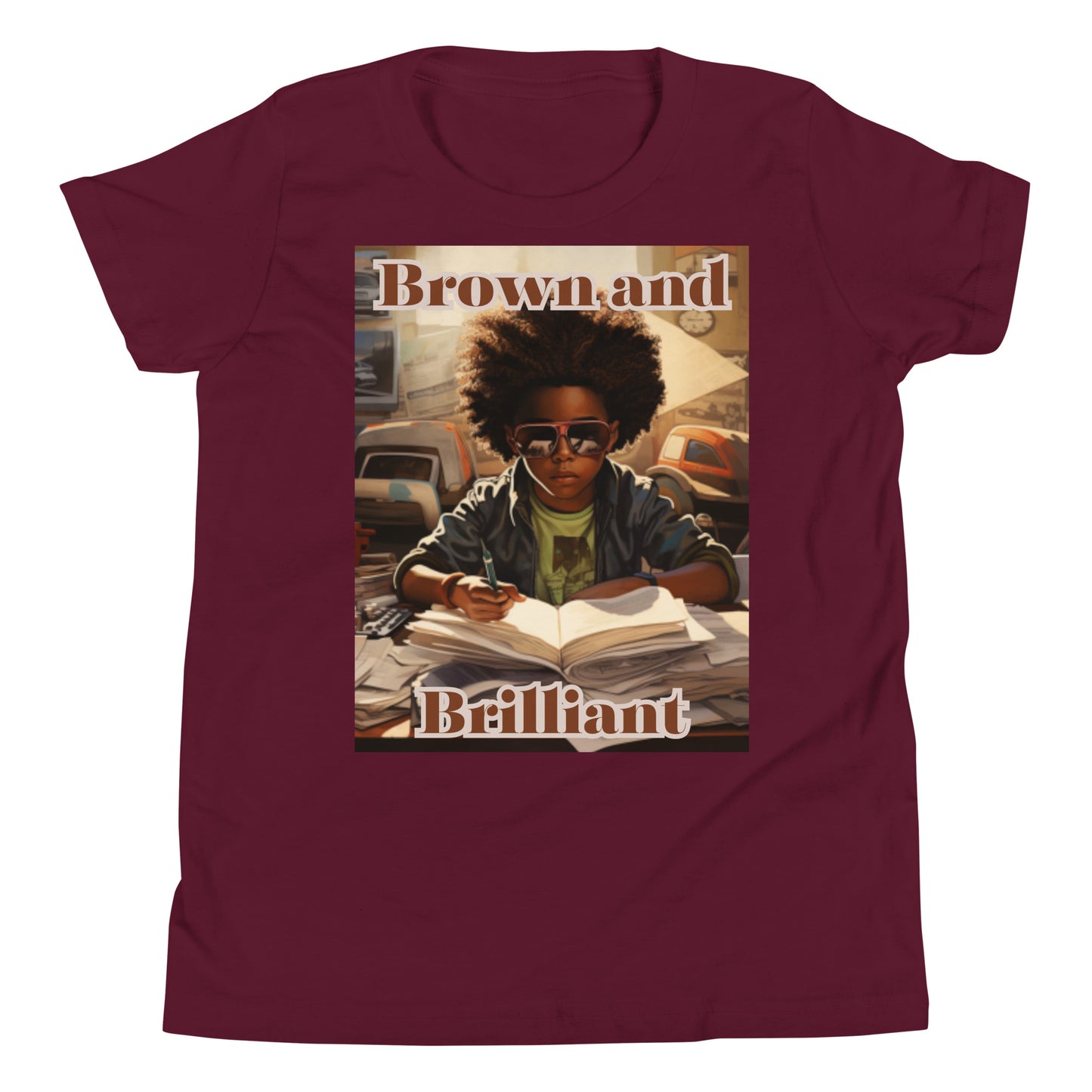 Brown and Brilliant Writer Short Sleeve T-Shirt