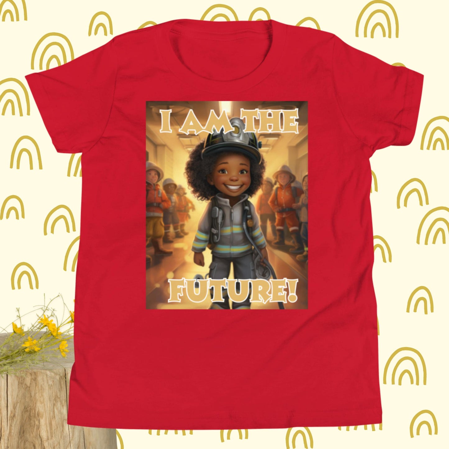 I Am the Future - Firefighter Youth Short Sleeve T-Shirt
