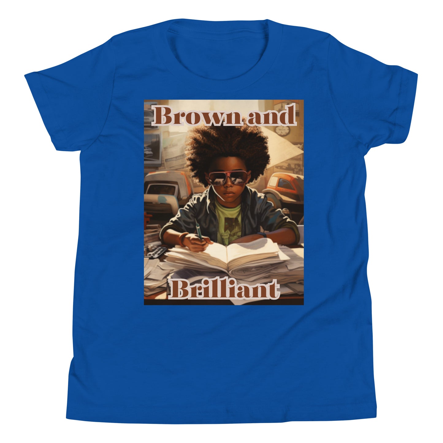 Brown and Brilliant Writer Short Sleeve T-Shirt