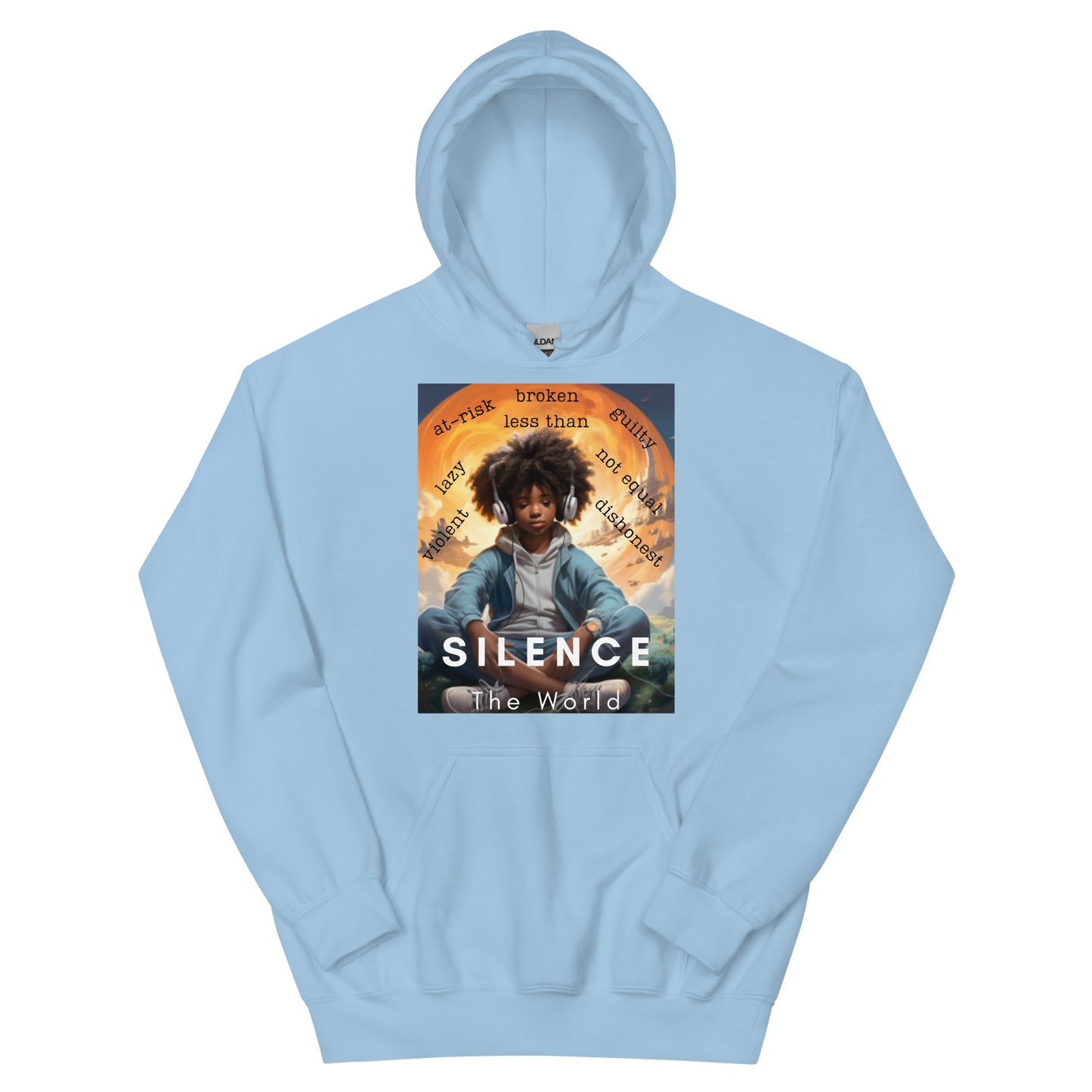 Silence the World 1 Unisex Hoodie