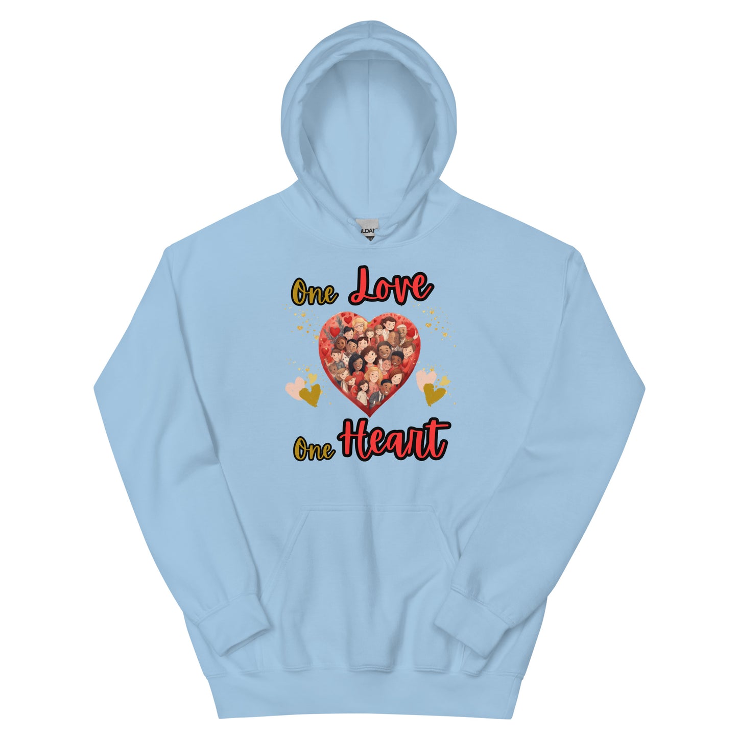 One Love One Heart Unisex Hoodie