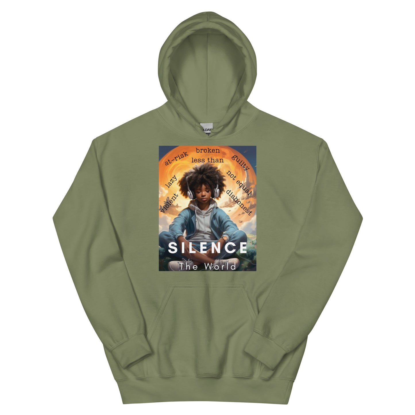 Silence the World 1 Unisex Hoodie