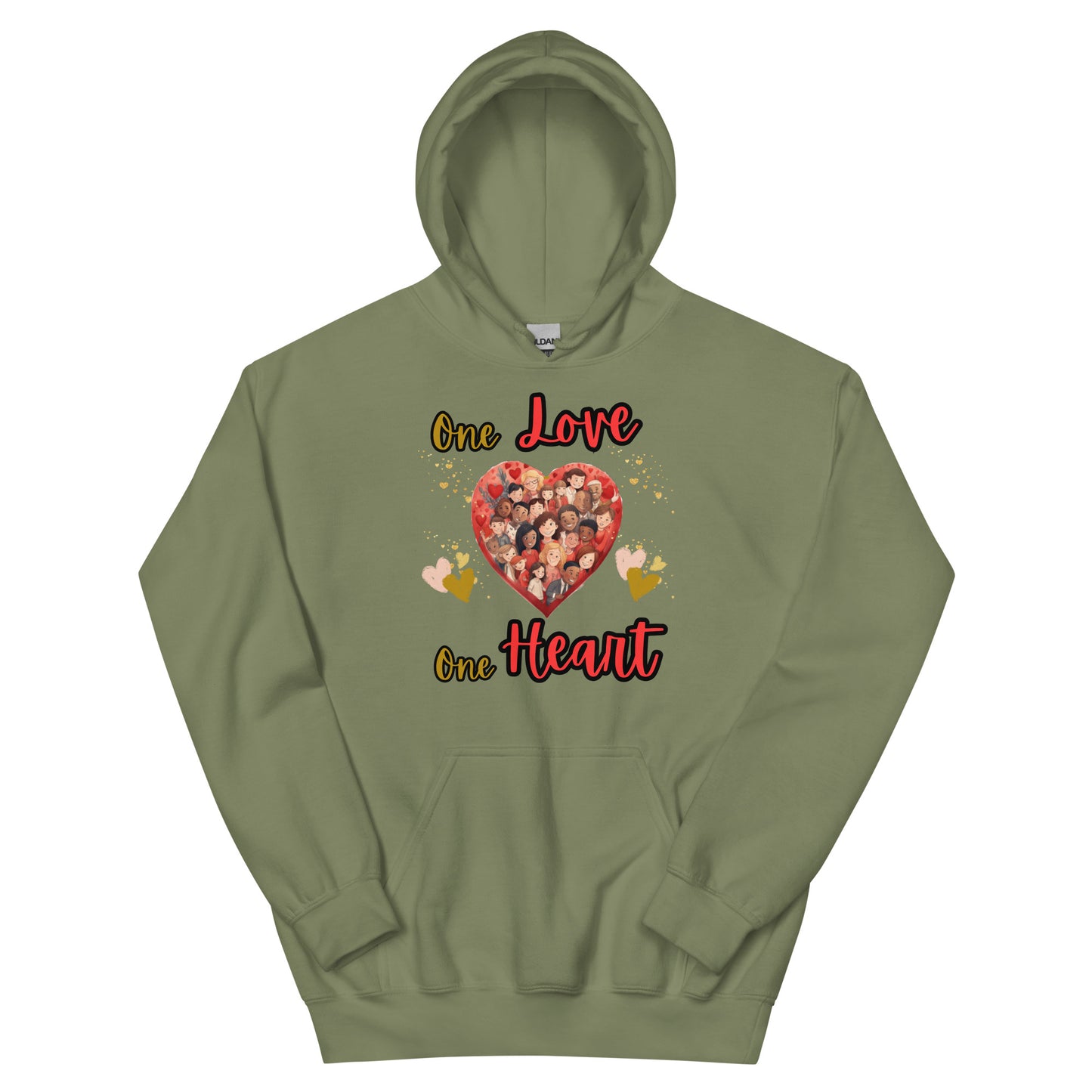 One Love One Heart Unisex Hoodie