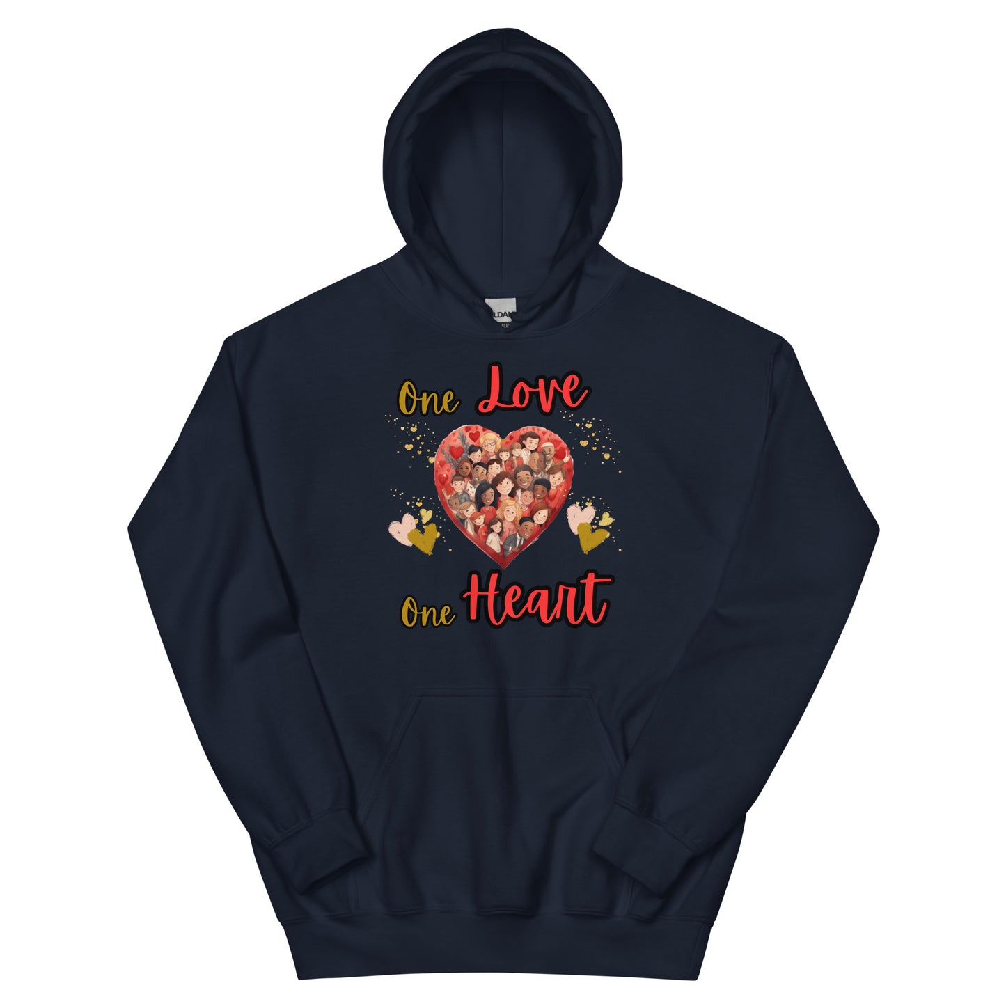 One Love One Heart Unisex Hoodie