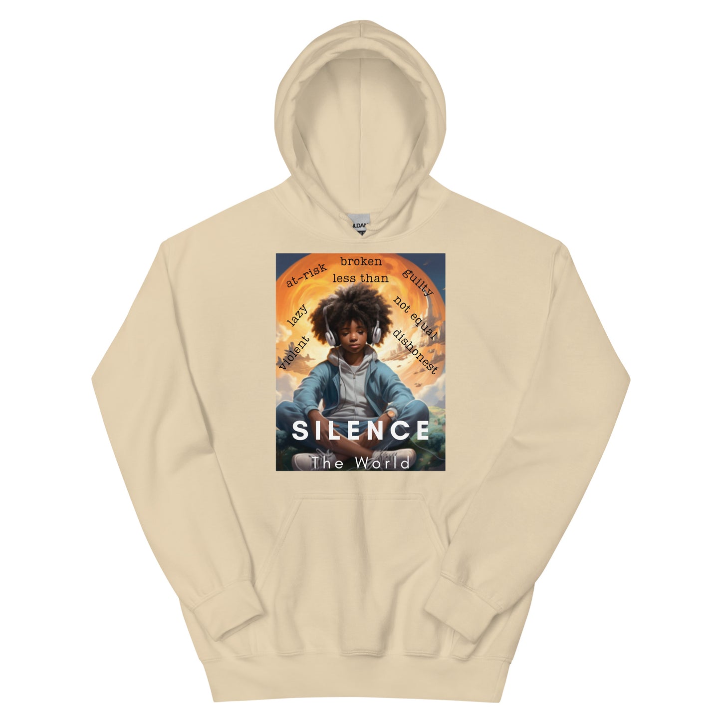 Silence the World 1 Unisex Hoodie