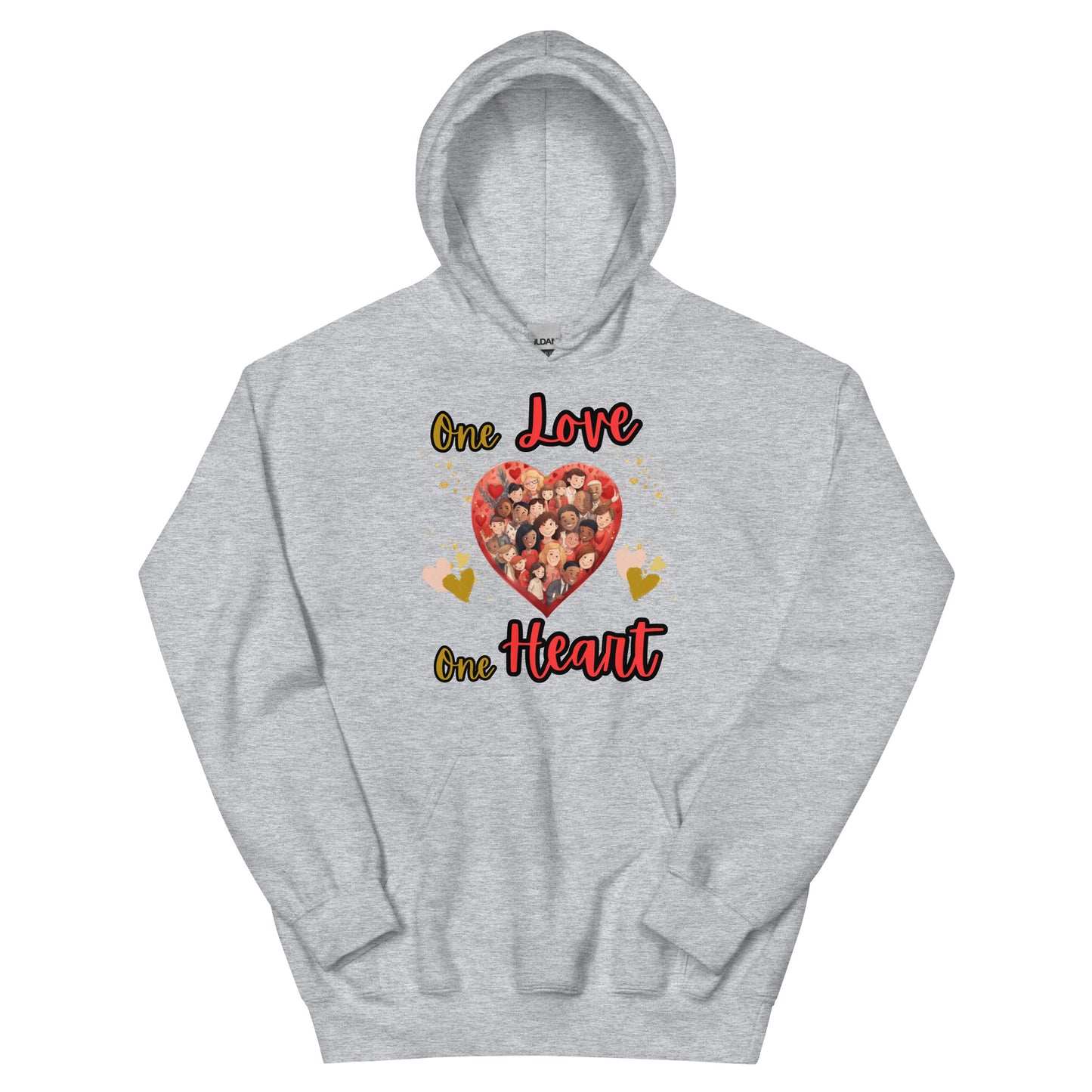 One Love One Heart Unisex Hoodie