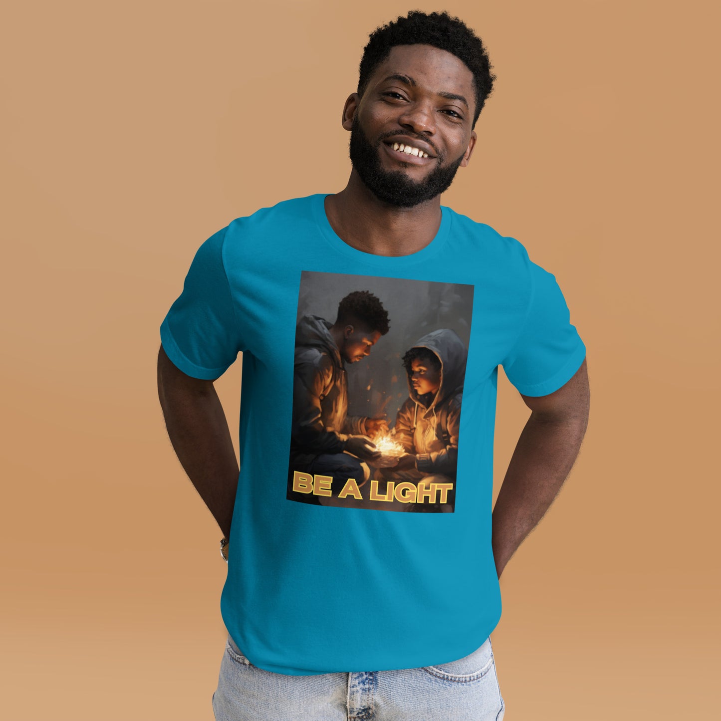 BE A LIGHT Unisex t-shirt