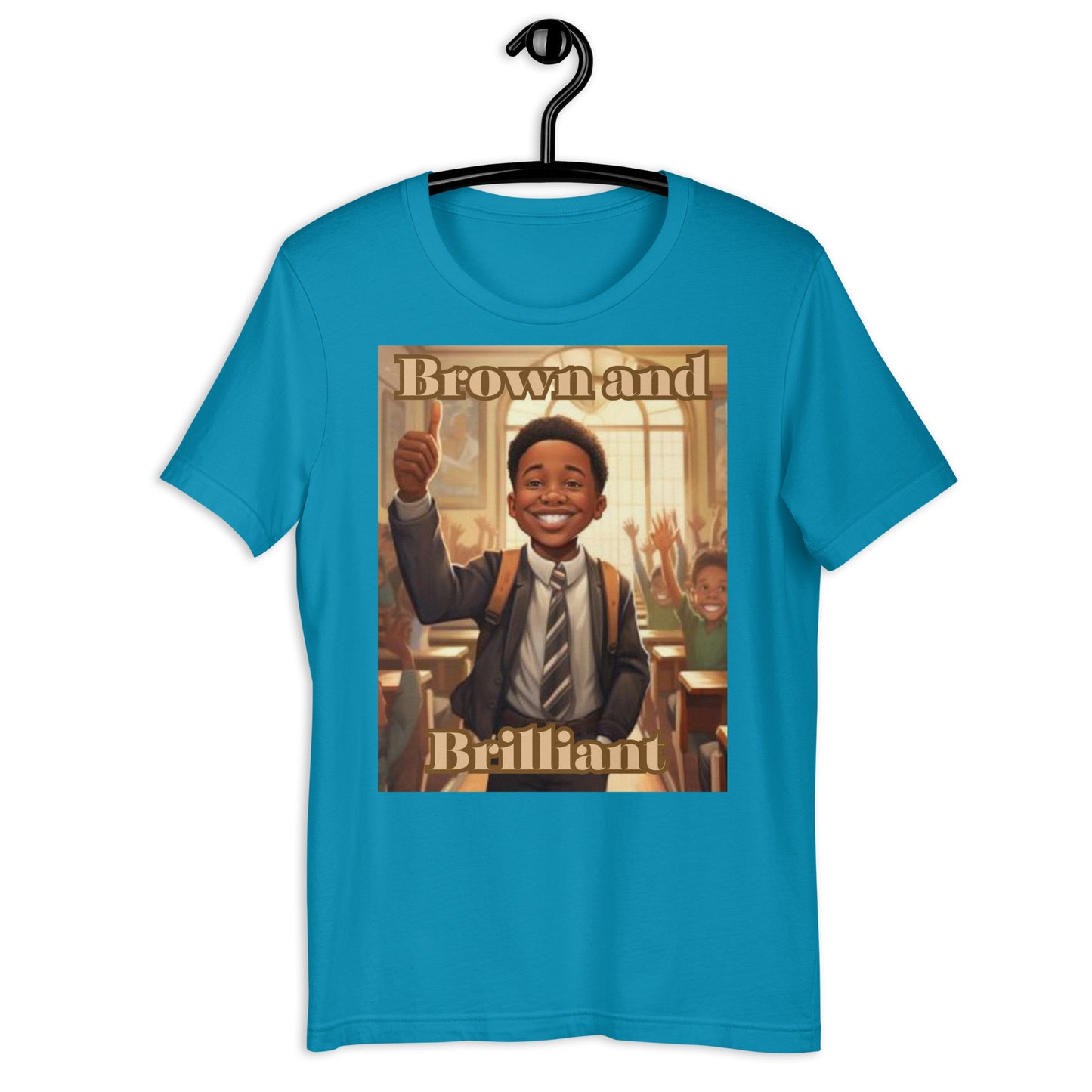 Brown and Brilliant Leader Adult Unisex t-shirt