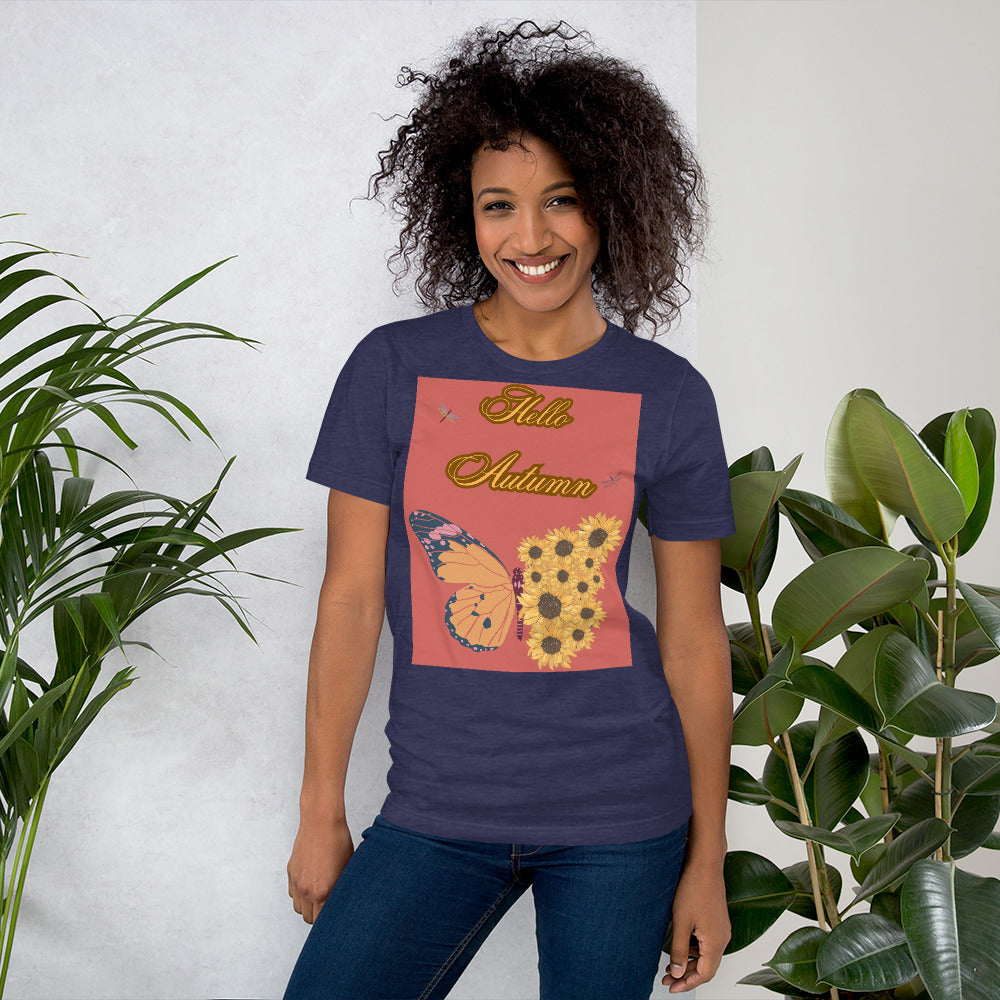 Hello Fall Good-bye Summer Unisex t-shirt