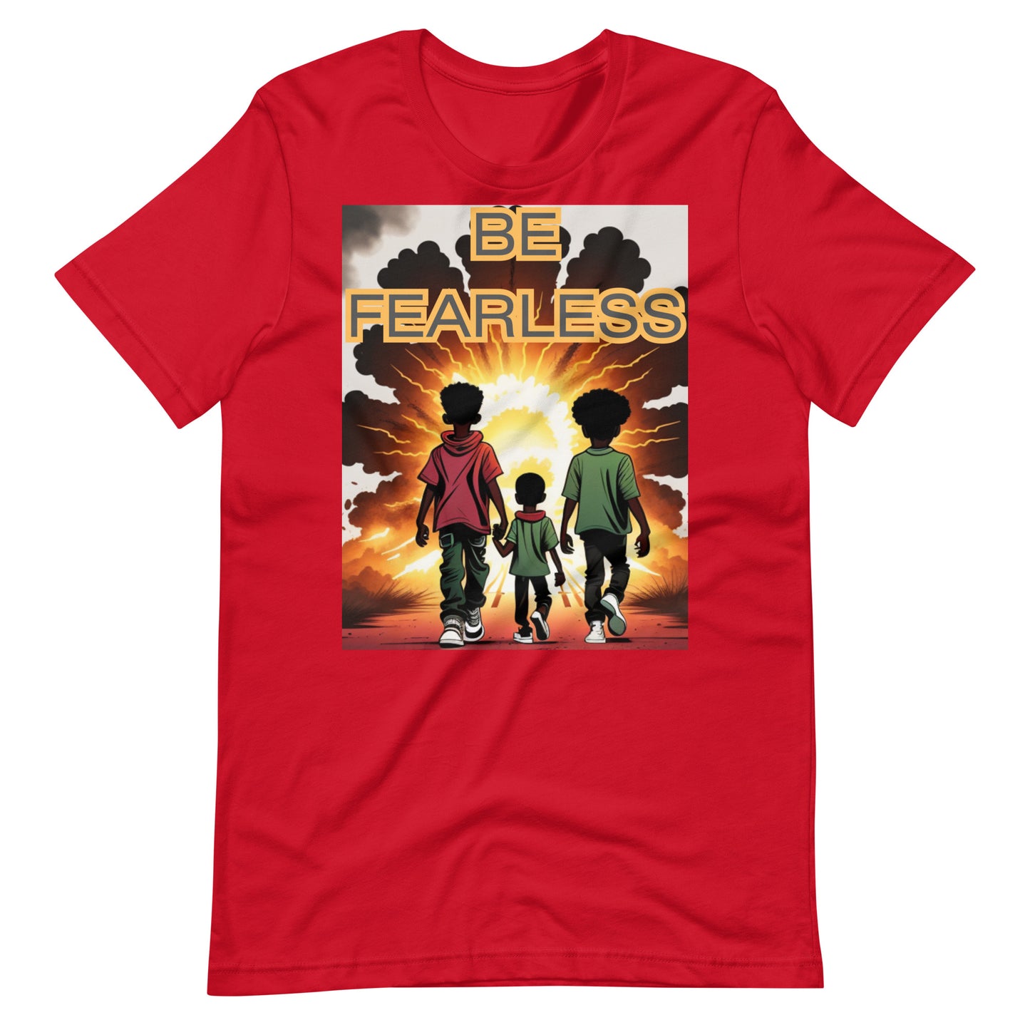 BE FEARLESS v2 Unisex t-shirt