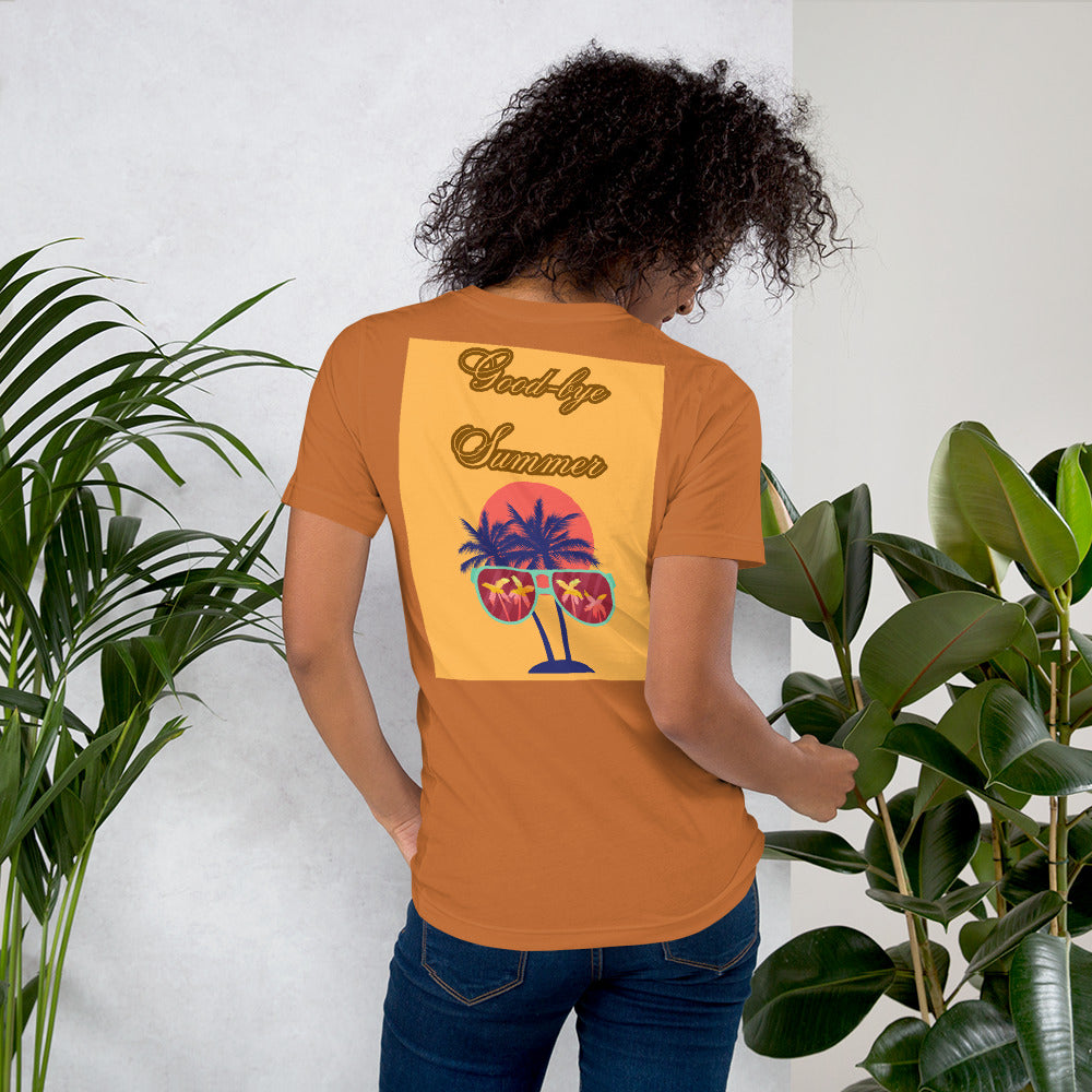 Hello Fall Good-bye Summer Unisex t-shirt