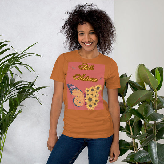 Hello Fall Good-bye Summer Unisex t-shirt