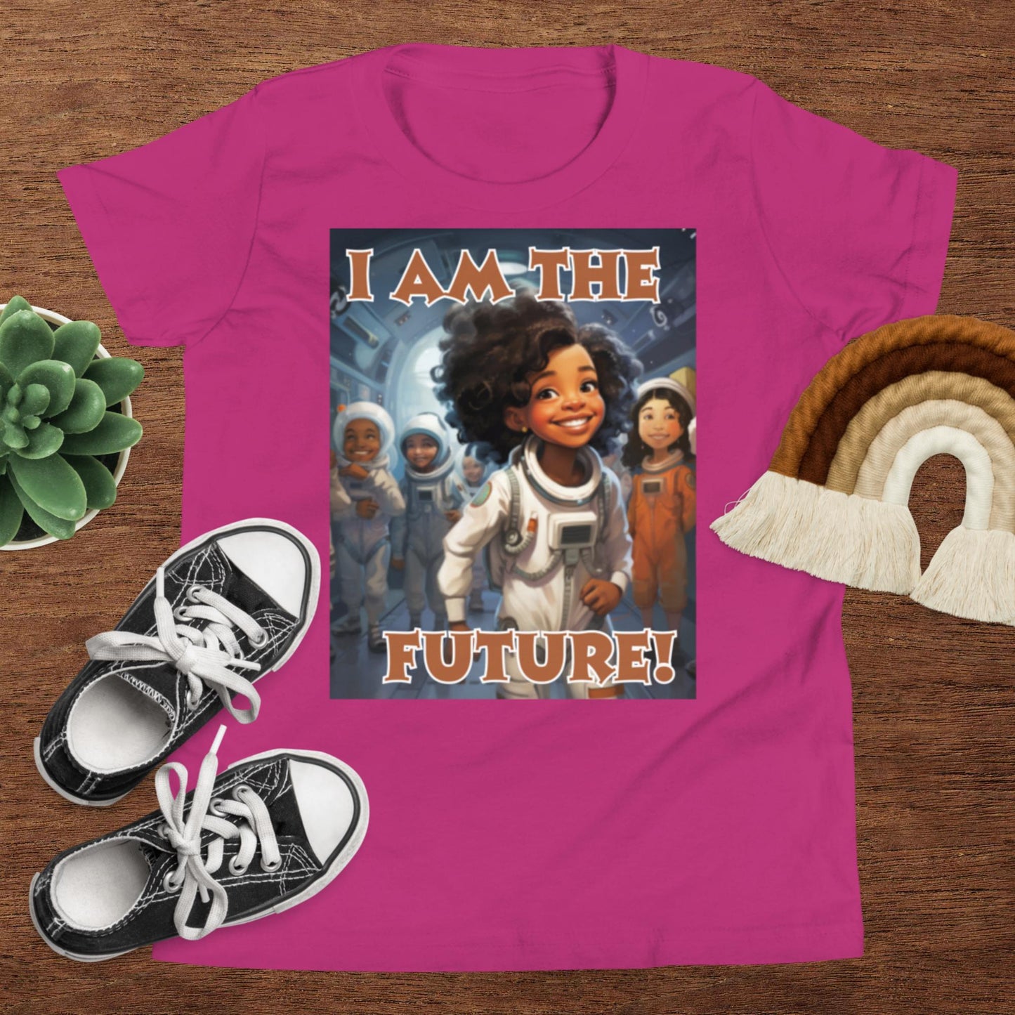 I Am the Future - Astronaut Youth Short Sleeve T-Shirt