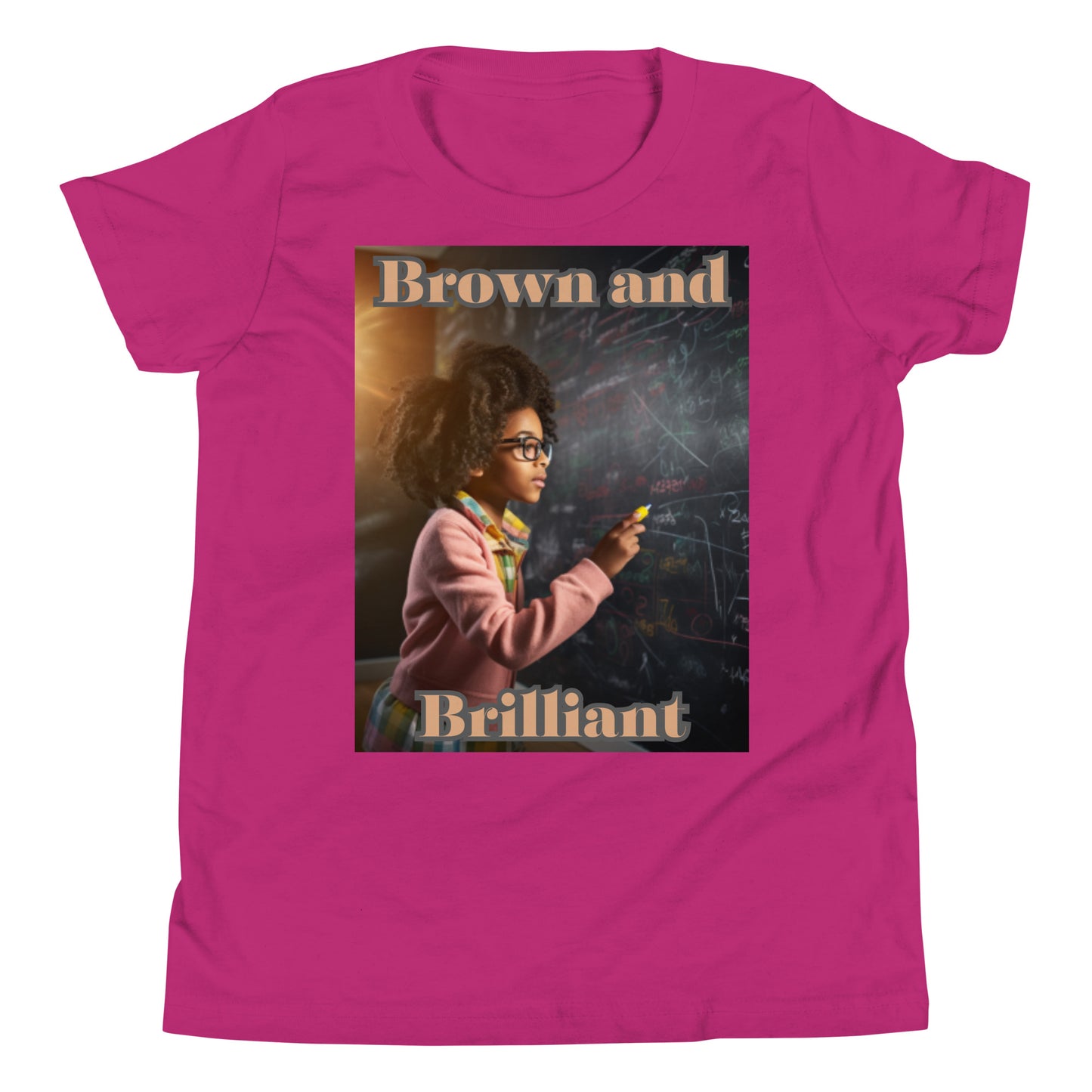 Brown and Brilliant Scholar Youth Short Sleeve T-Shirt