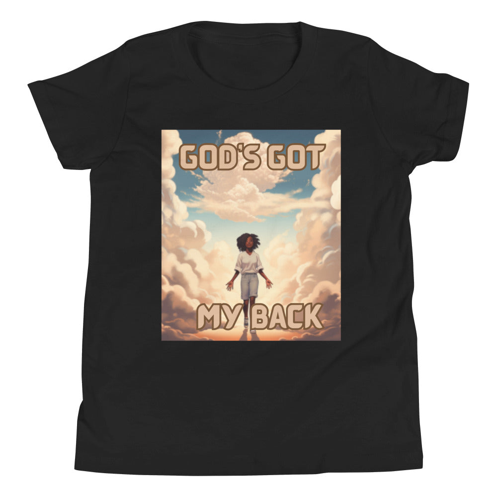 God's Got My Back Youth Short Sleeve T-Shirt