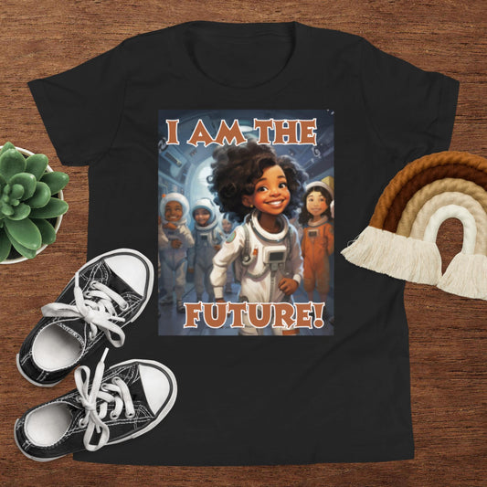 I Am the Future - Astronaut Youth Short Sleeve T-Shirt