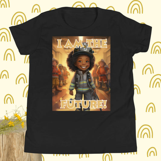 I Am the Future - Firefighter Youth Short Sleeve T-Shirt