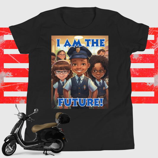 I Am the Future - Police Officer Youth Short Sleeve T-Shirt