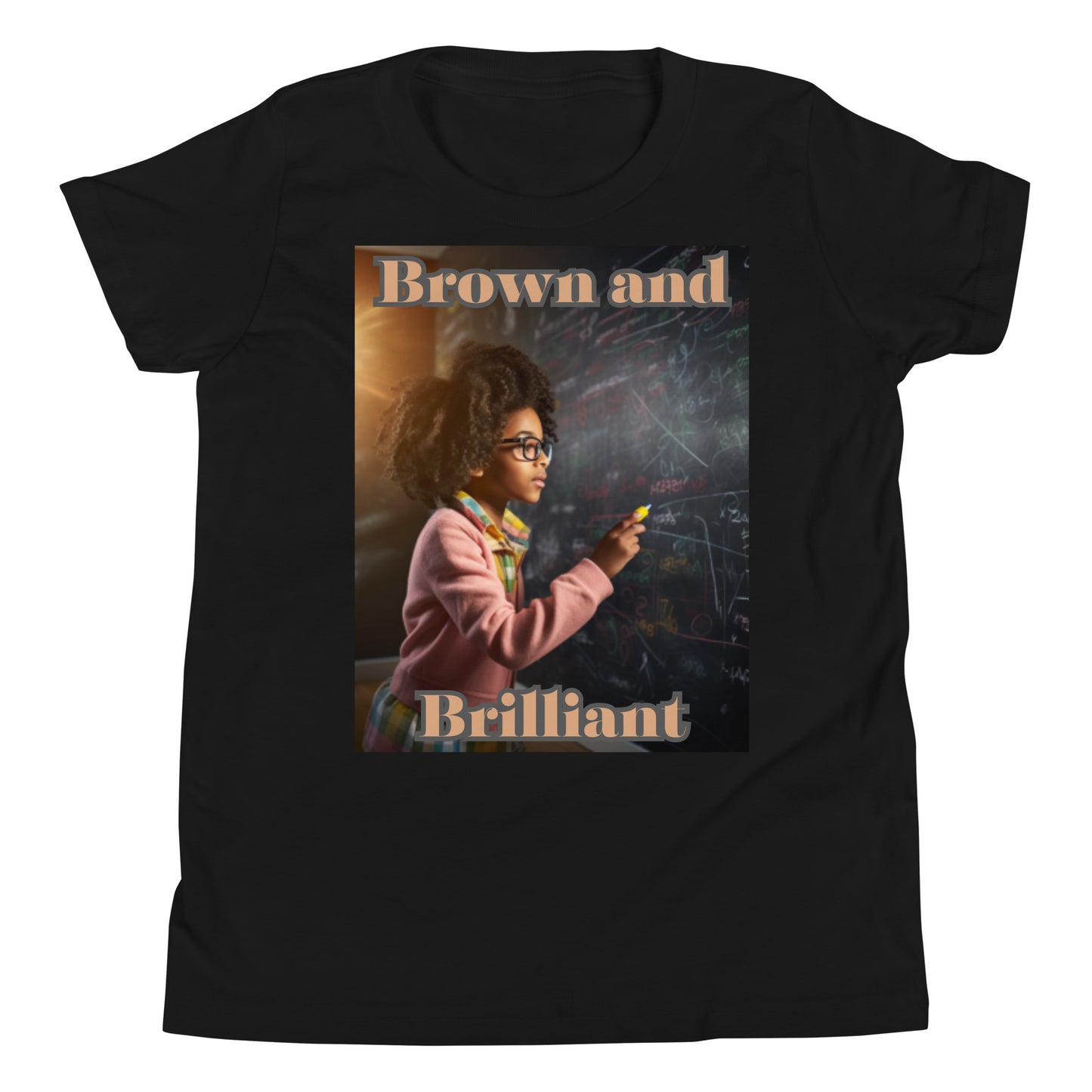 Brown and Brilliant Scholar Youth Short Sleeve T-Shirt