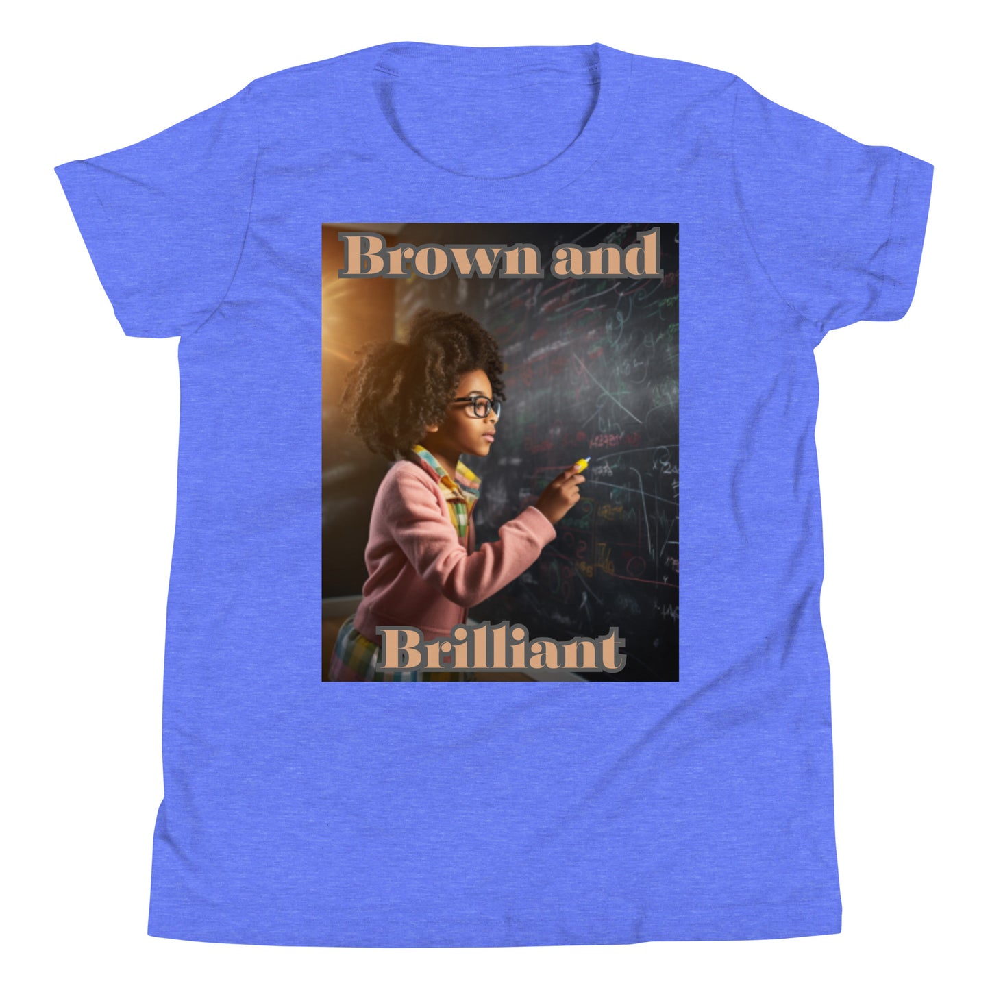 Brown and Brilliant Scholar Youth Short Sleeve T-Shirt