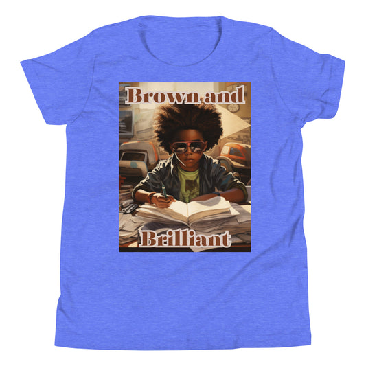 Brown and Brilliant Writer Short Sleeve T-Shirt